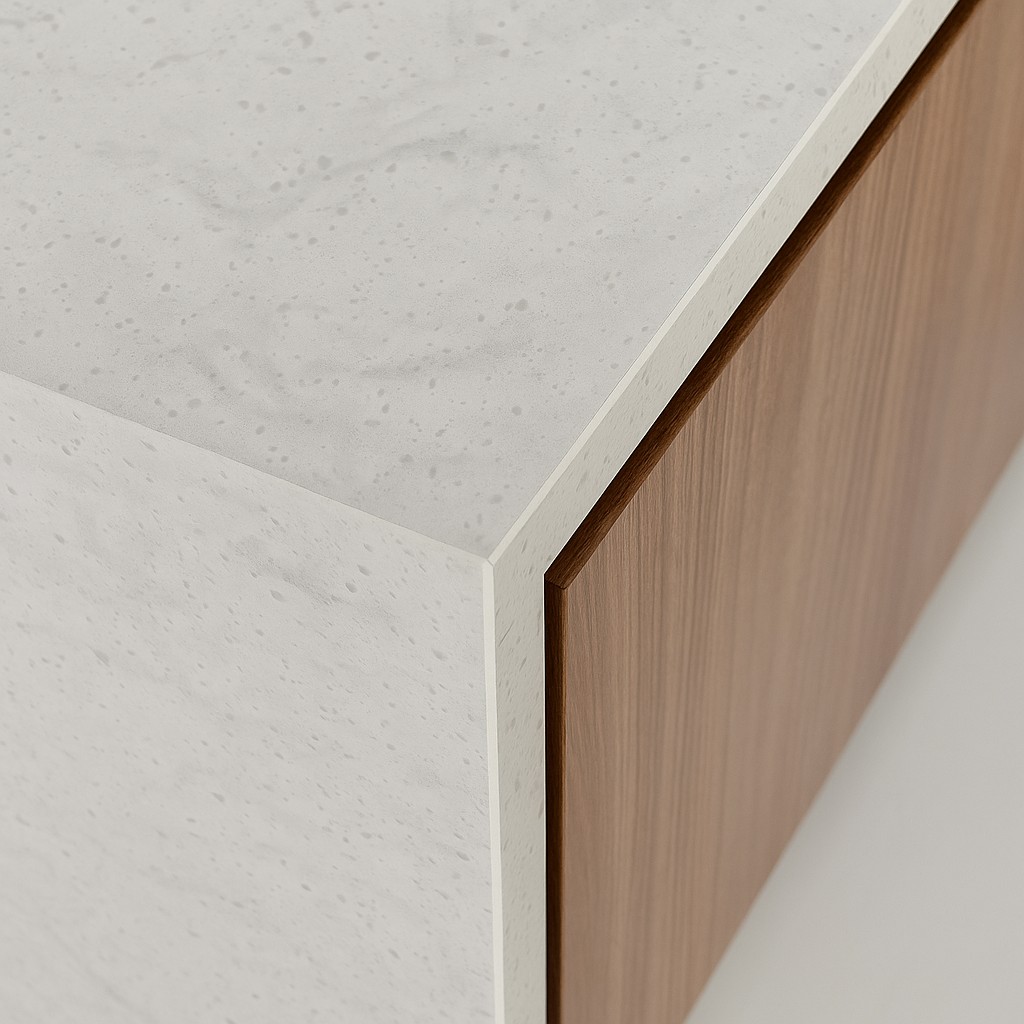 Réalisation n°4 du plan de travail Arrowroot en Resine Corian