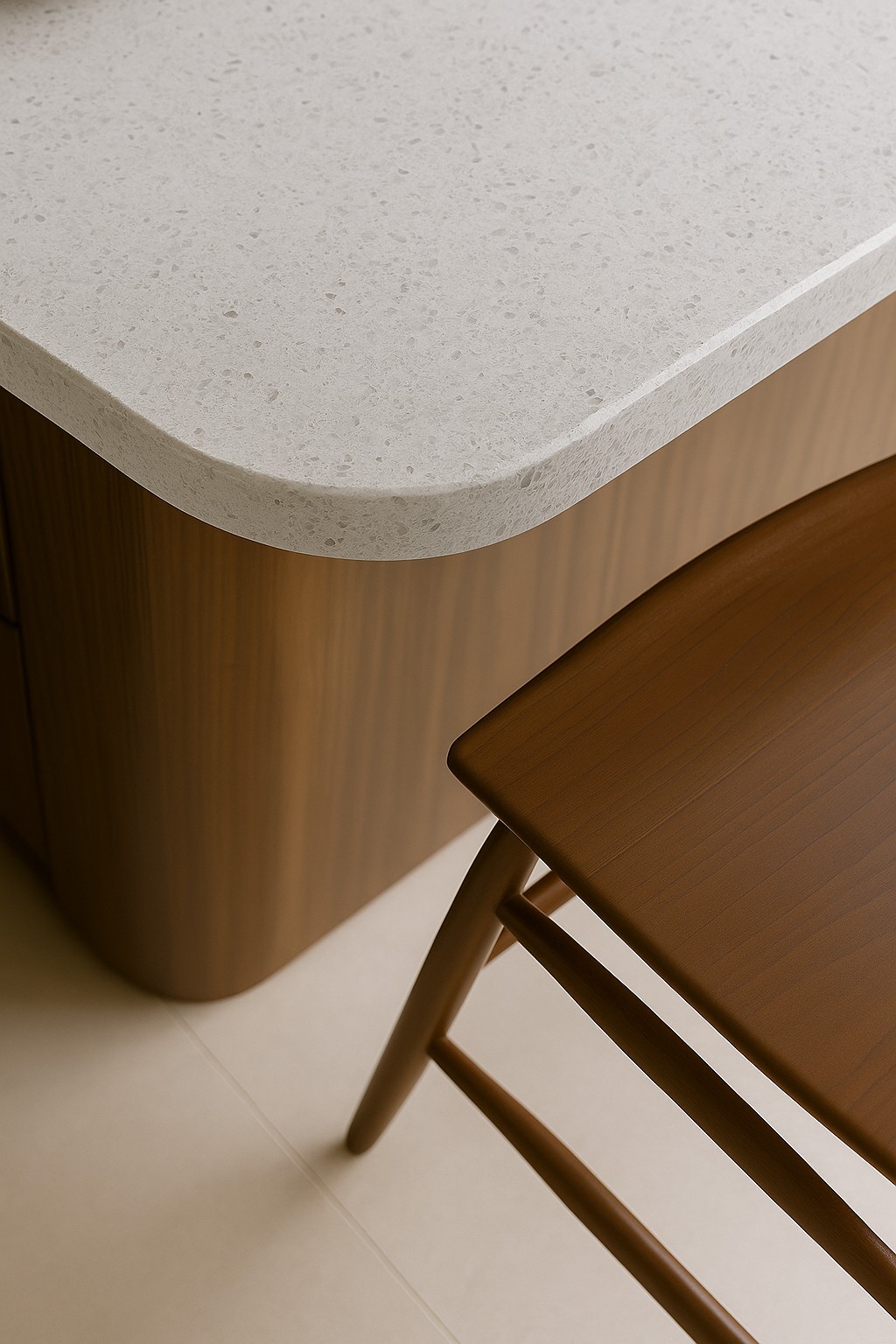 Réalisation n°7 du plan de travail Arrowroot en Resine Corian