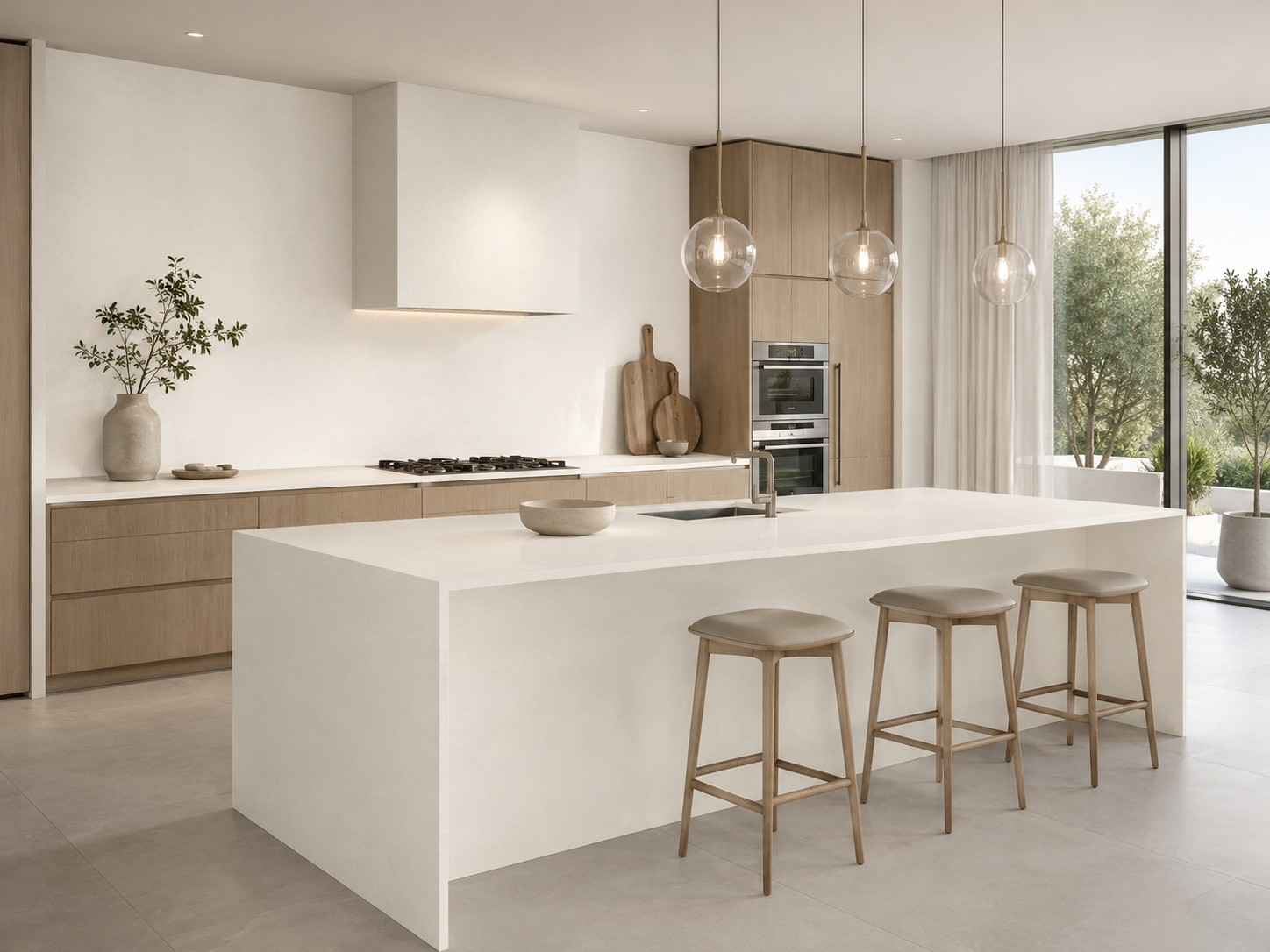 Réalisation n°1 du plan de travail Artista Drift en Resine Corian