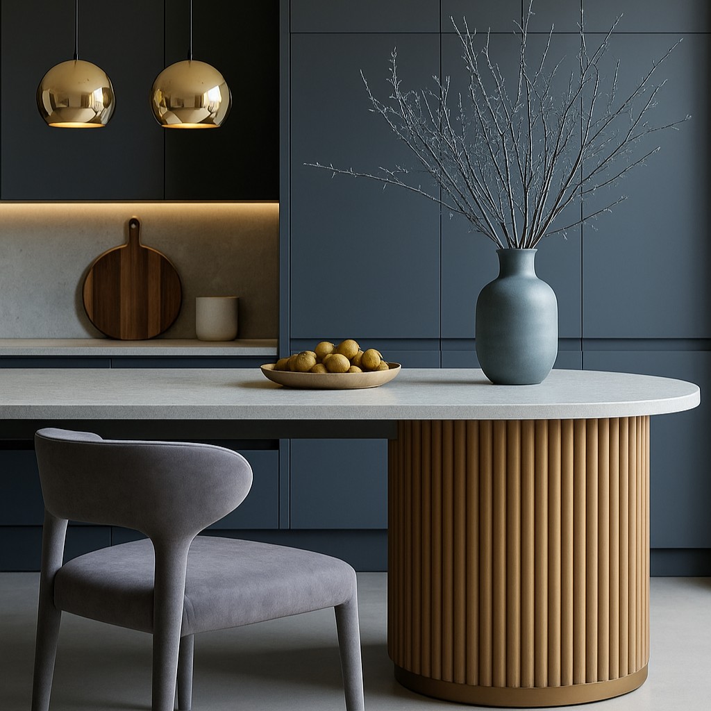 Réalisation n°3 du plan de travail Artista Sage en Resine Corian