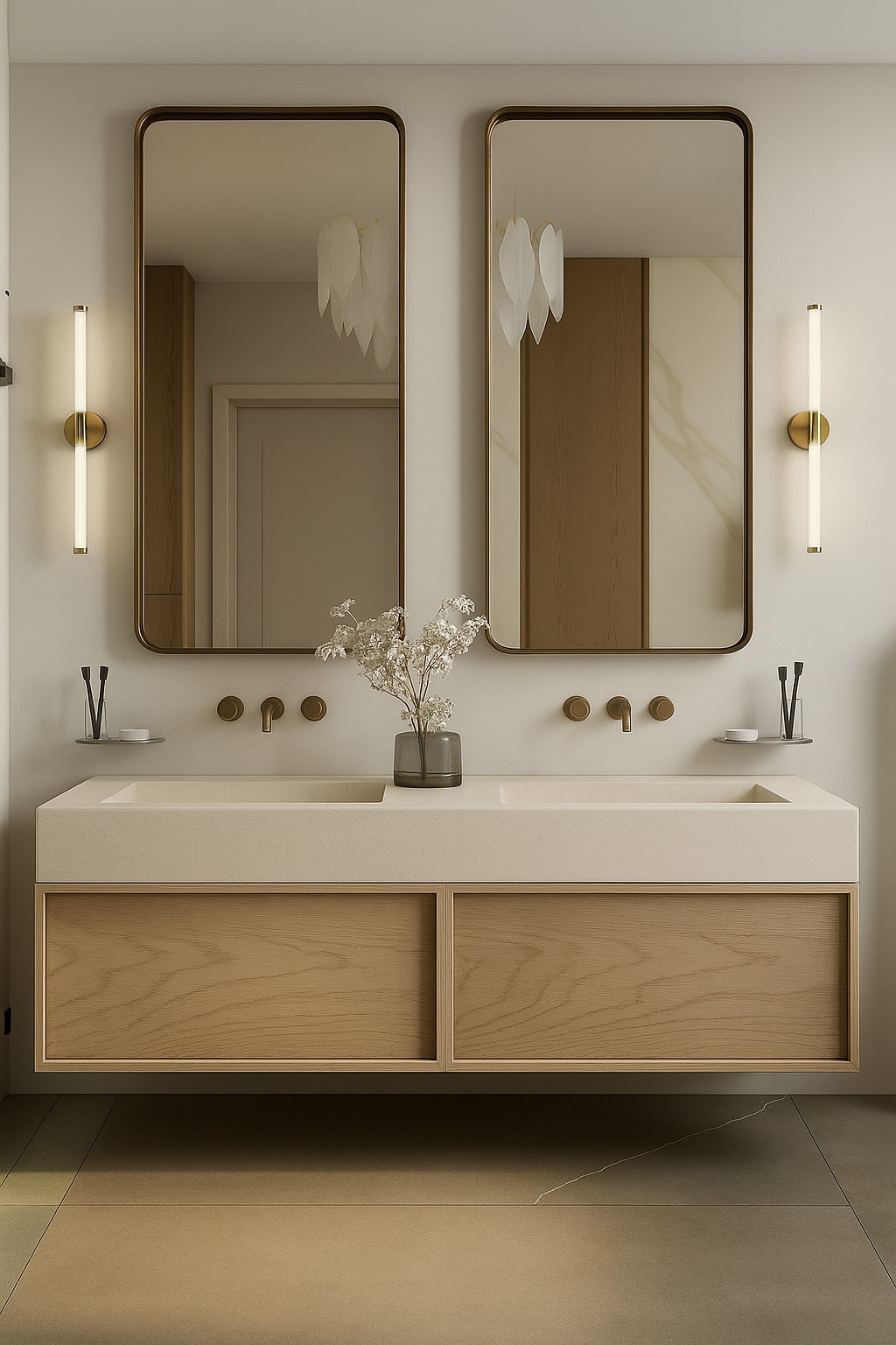 Réalisation n°2 du plan de travail Aurora en Resine Corian