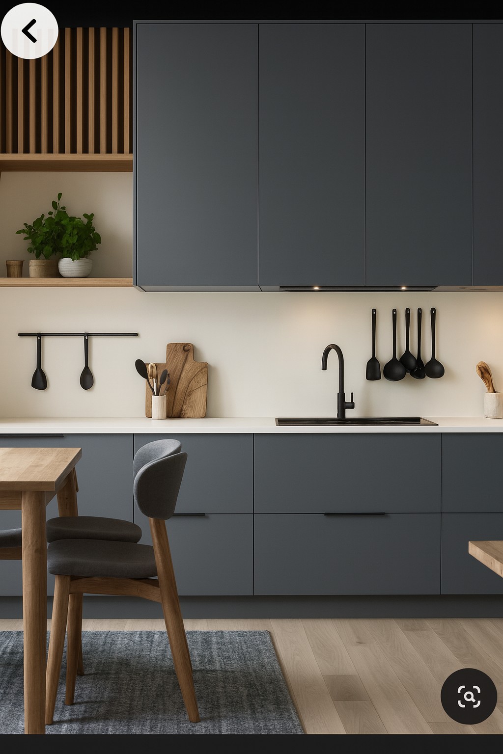 Réalisation n°3 du plan de travail Cameo White en Resine Corian