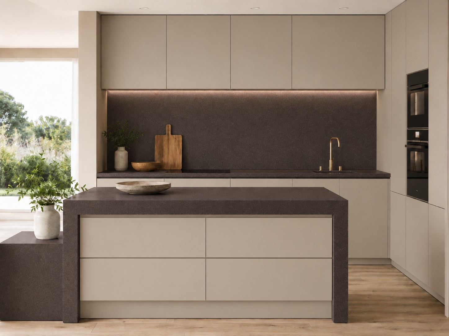 Réalisation n°1 du plan de travail City Roast en Resine Corian