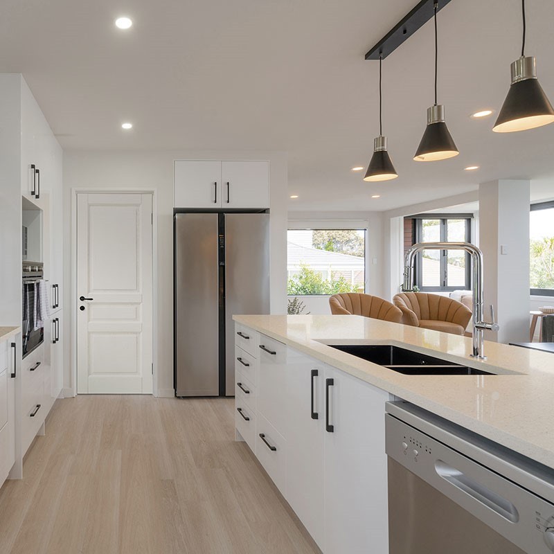 Réalisation n°1 du plan de travail Linen en Resine Corian