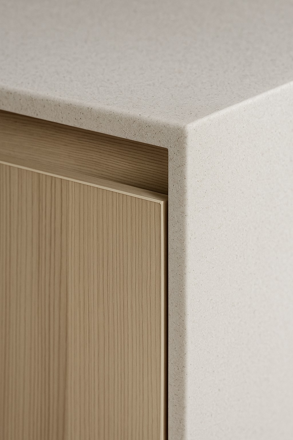 Réalisation n°1 du plan de travail Savannah en Resine Corian