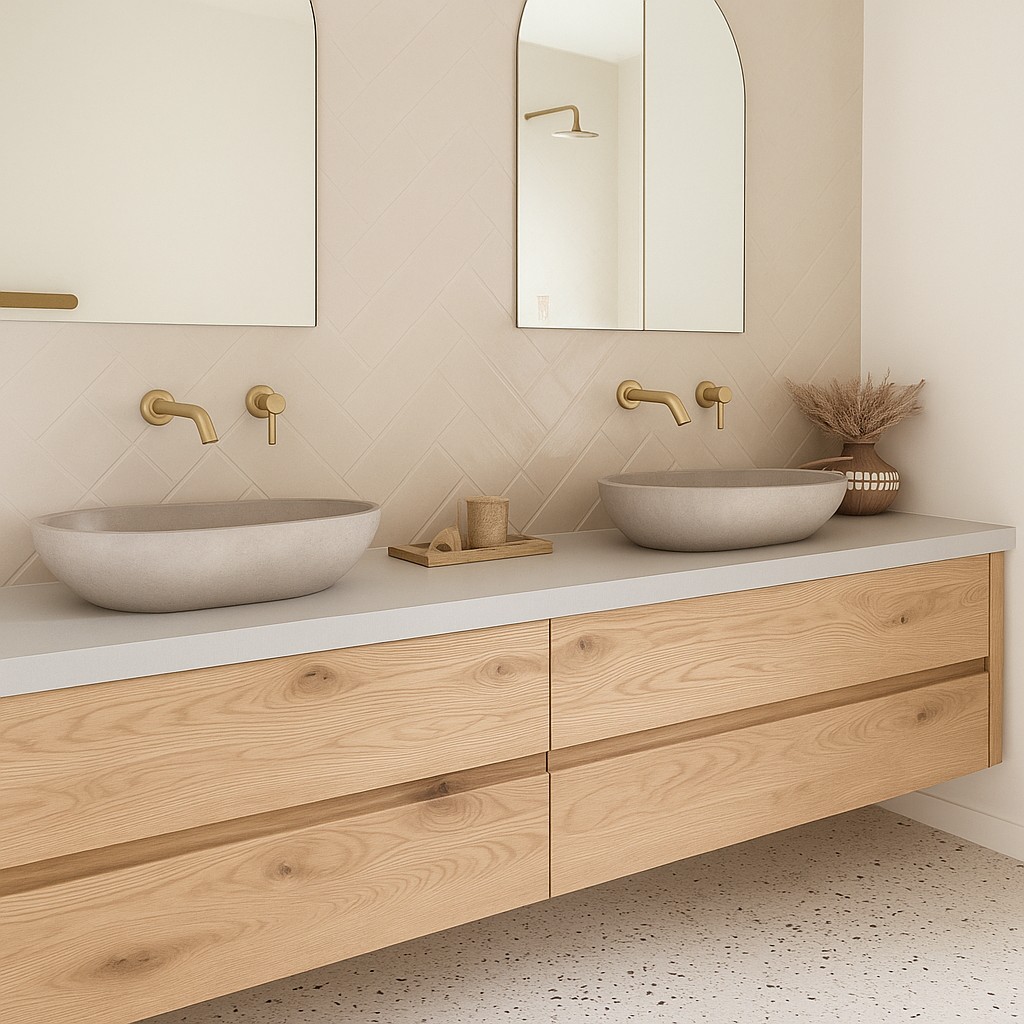 Réalisation n°3 du plan de travail Silver Gray en Resine Corian