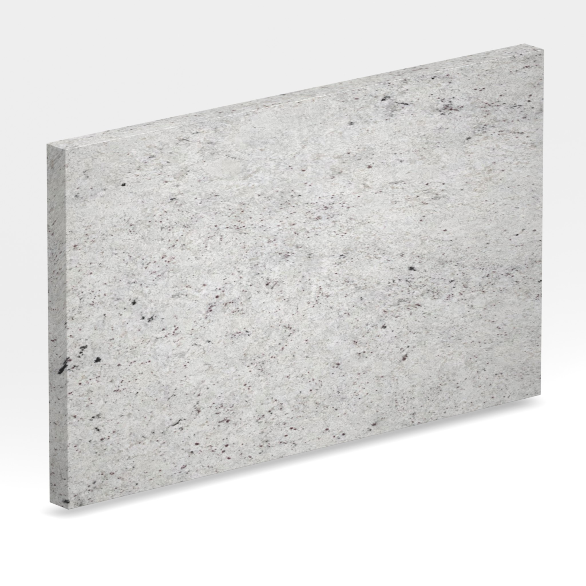 Rendu 3D de la tranche du coloris Colonial White en Granit Sensa