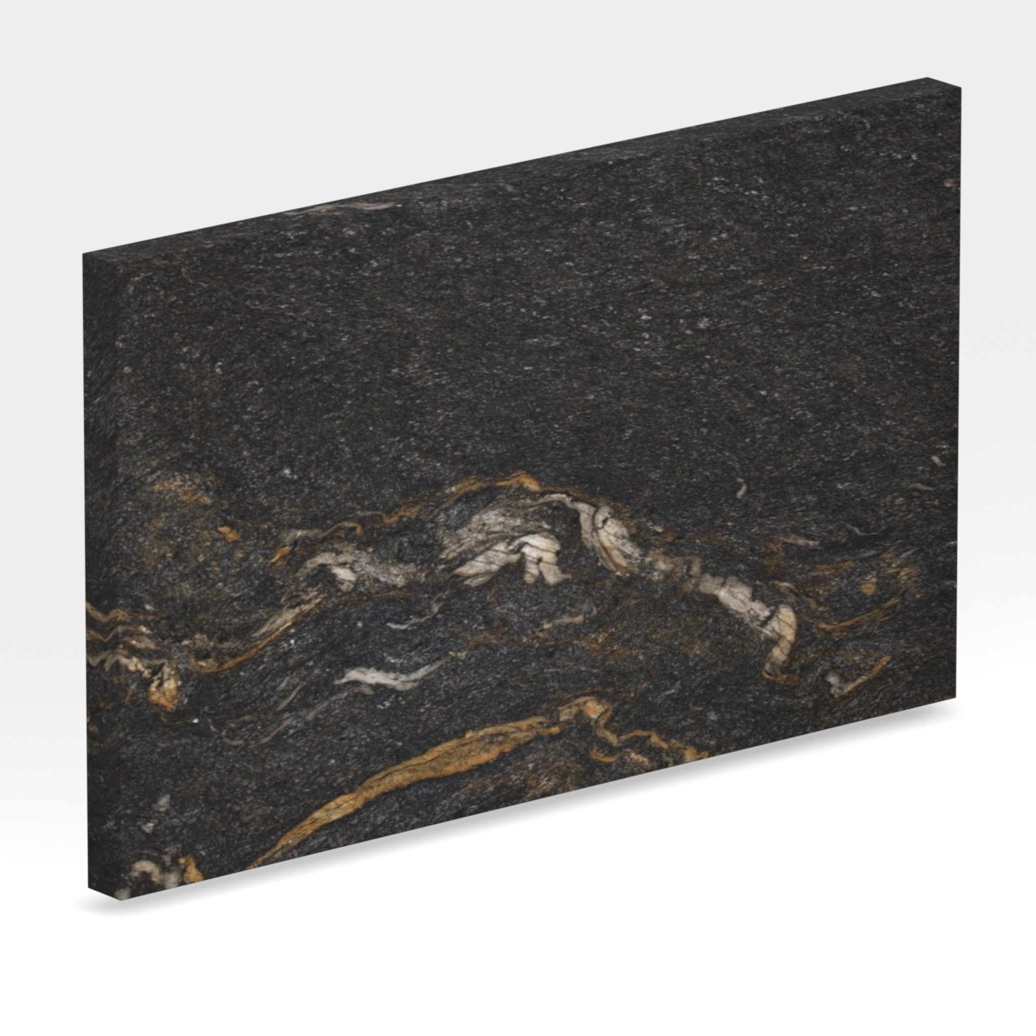 Rendu 3D de la tranche du coloris Alps Glitter en Granit