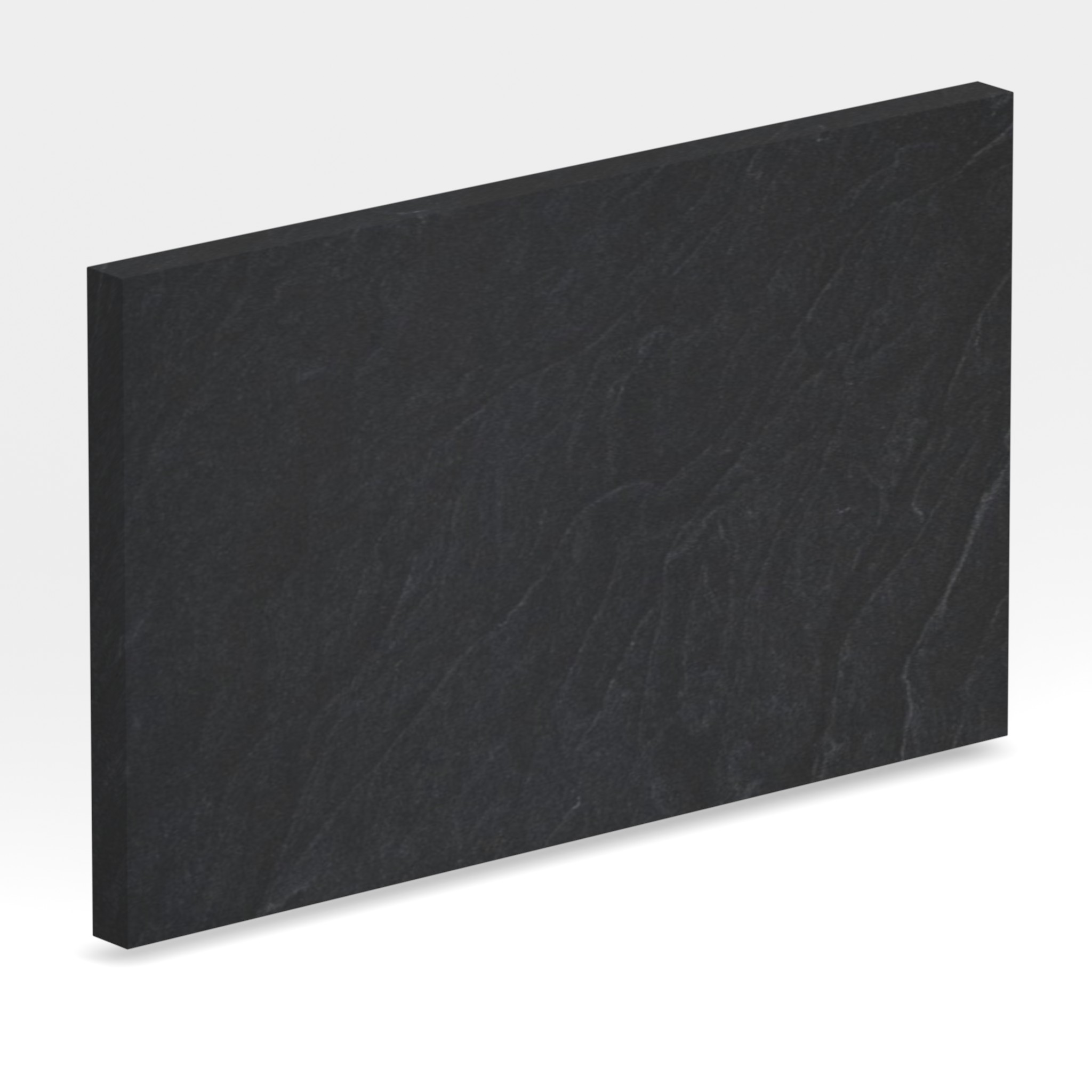 Rendu 3D de la tranche du coloris American Black en Granit