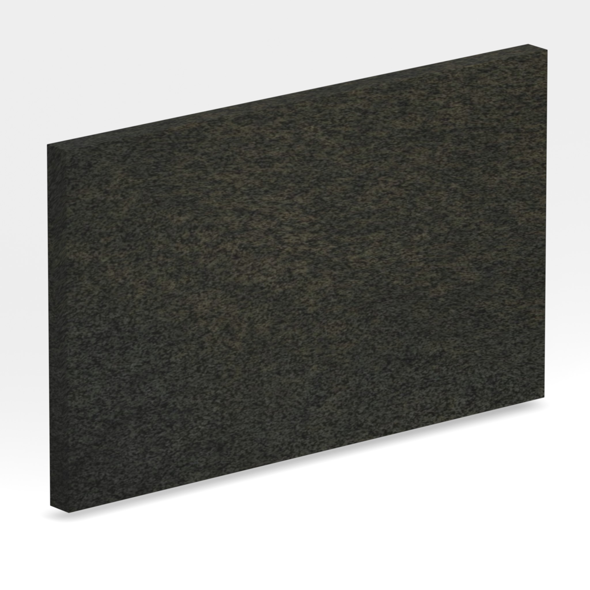 Rendu 3D de la tranche du coloris Balmoral Green en Granit