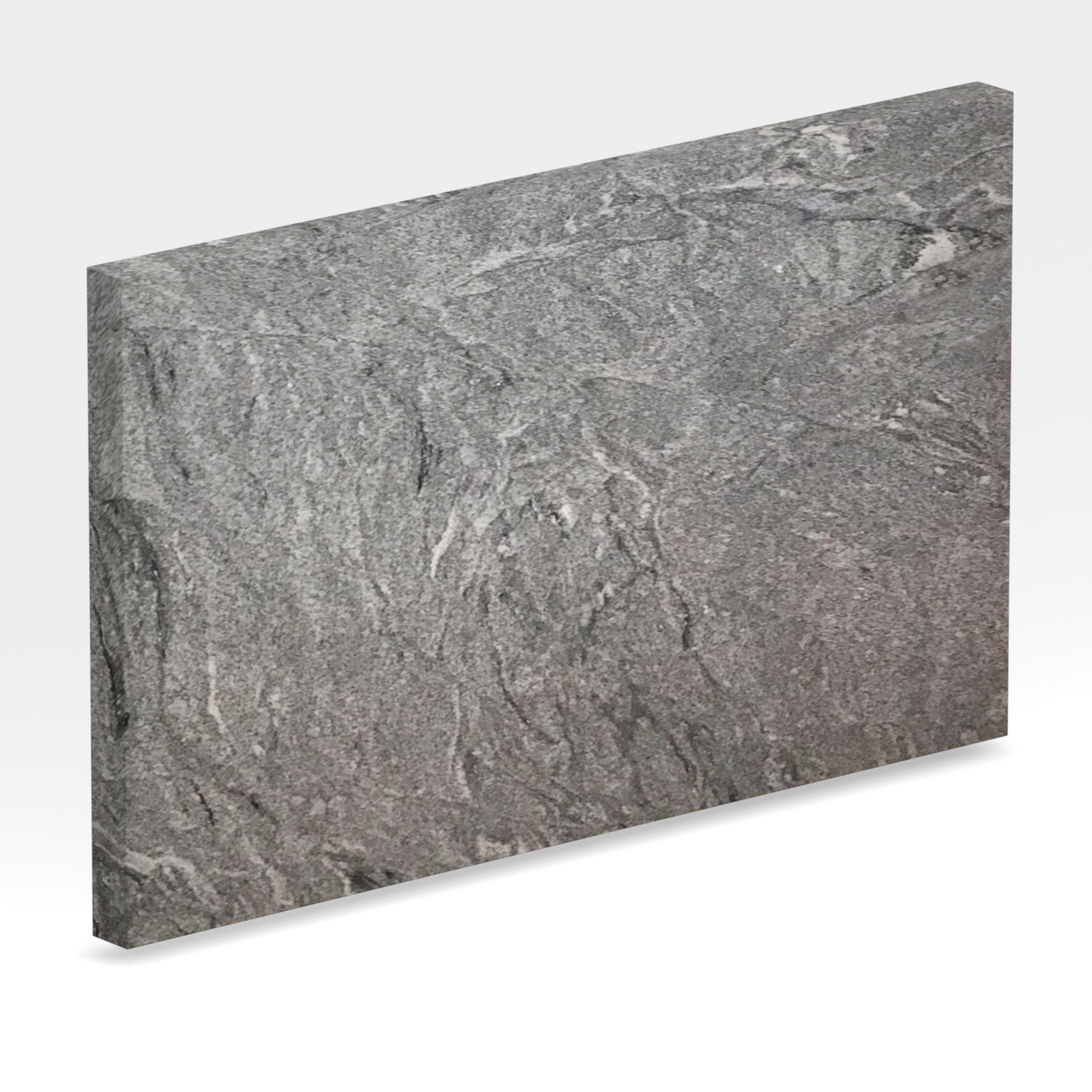 Rendu 3D de la tranche du coloris Viscount White en Granit