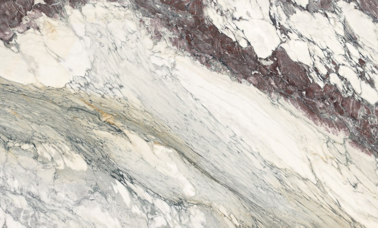 Épaisseur et finition de tranche du coloris Breccia Capraia en Marbre