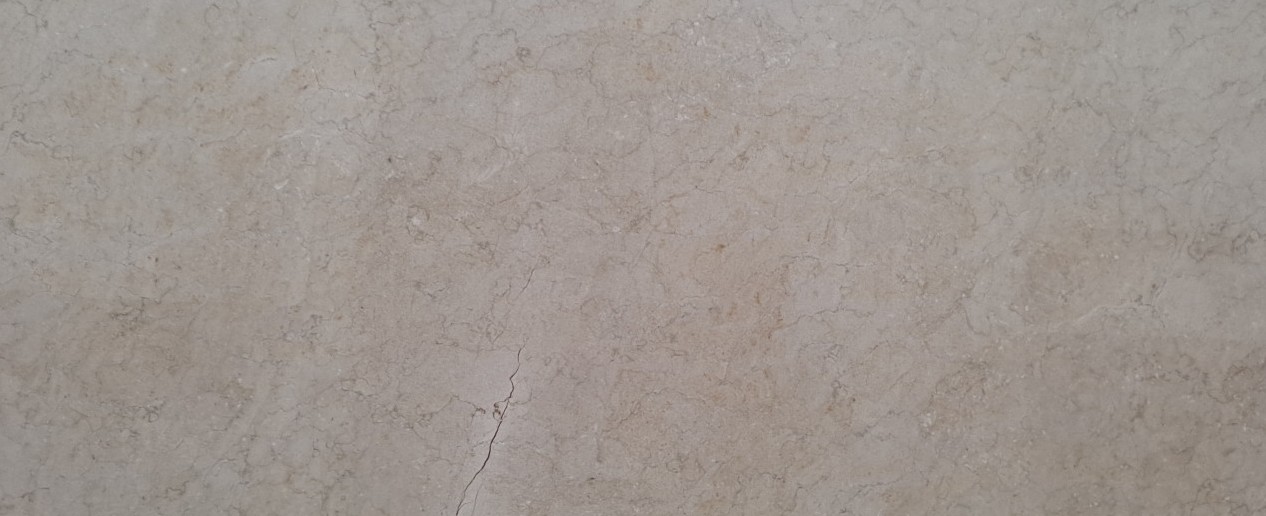 Épaisseur et finition de tranche du coloris Creme Bizâncio en Marbre