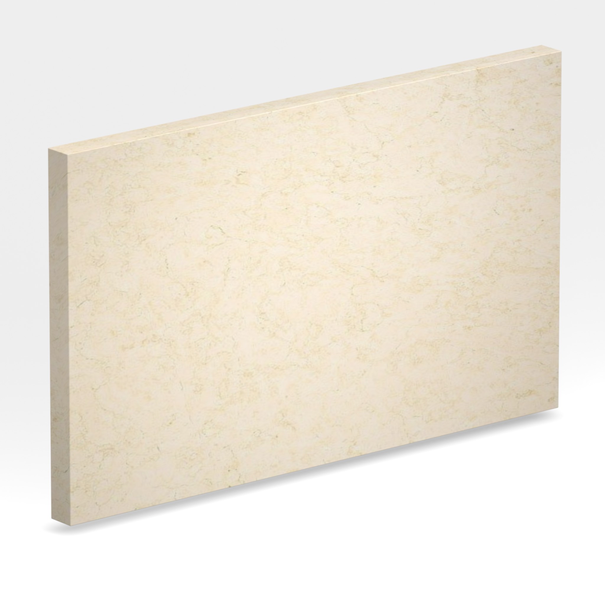 Rendu 3D de la tranche du coloris Creme Sahara en Marbre