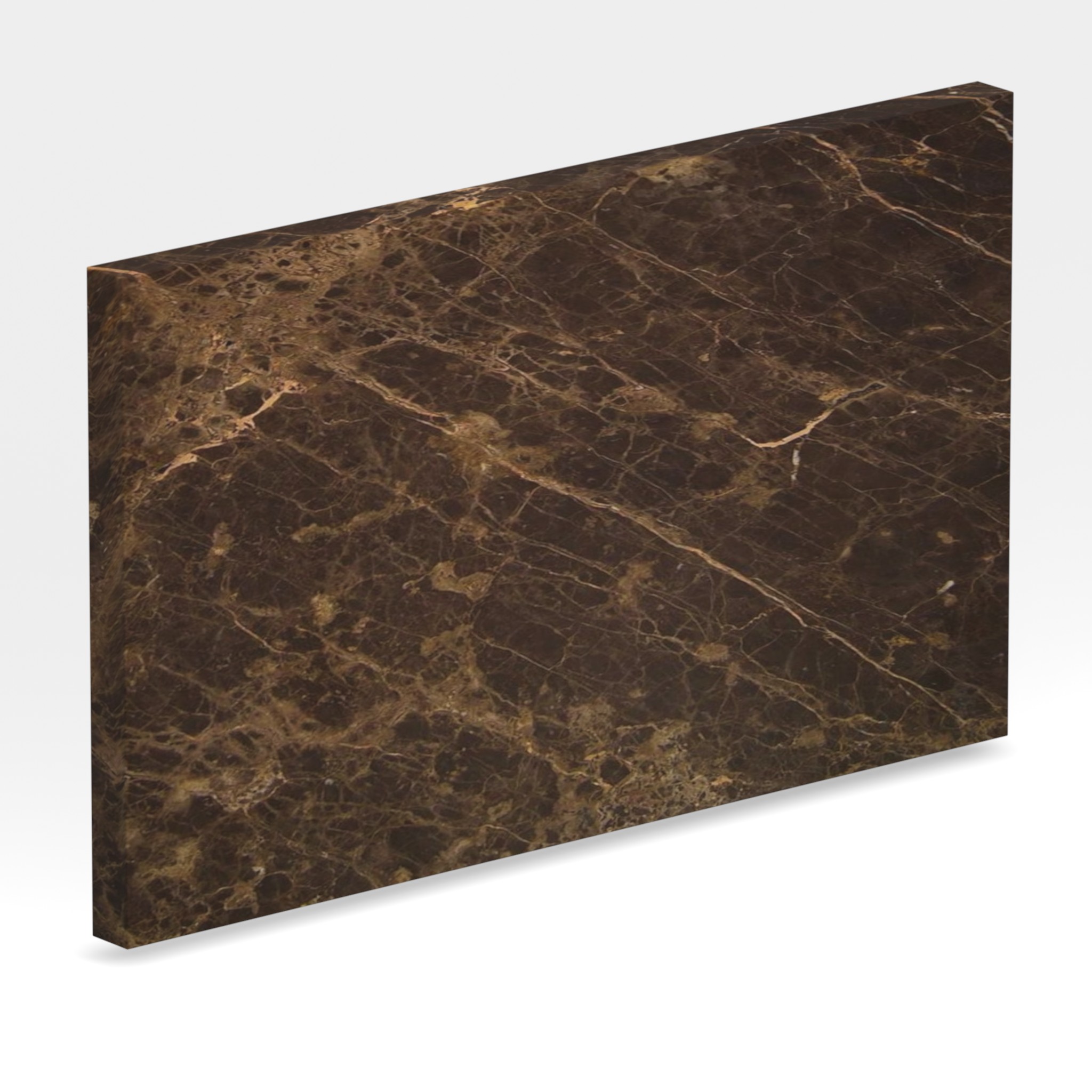 Rendu 3D de la tranche du coloris Emperador Dark