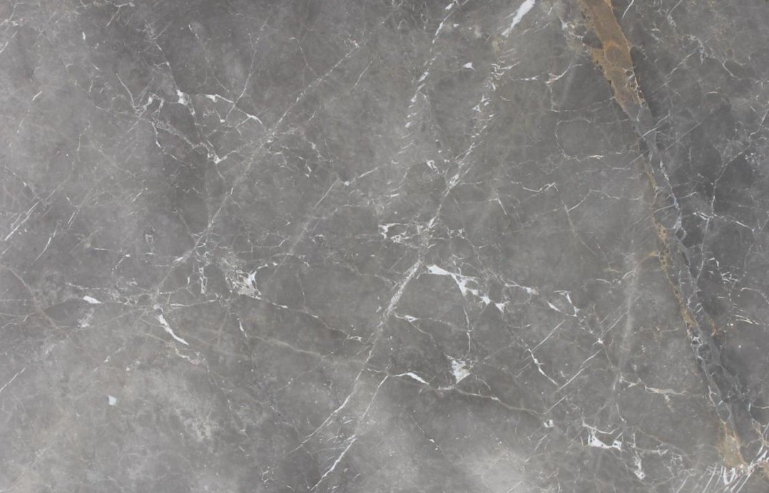 Épaisseur et finition de tranche du coloris Grigio Collemandina en Marbre