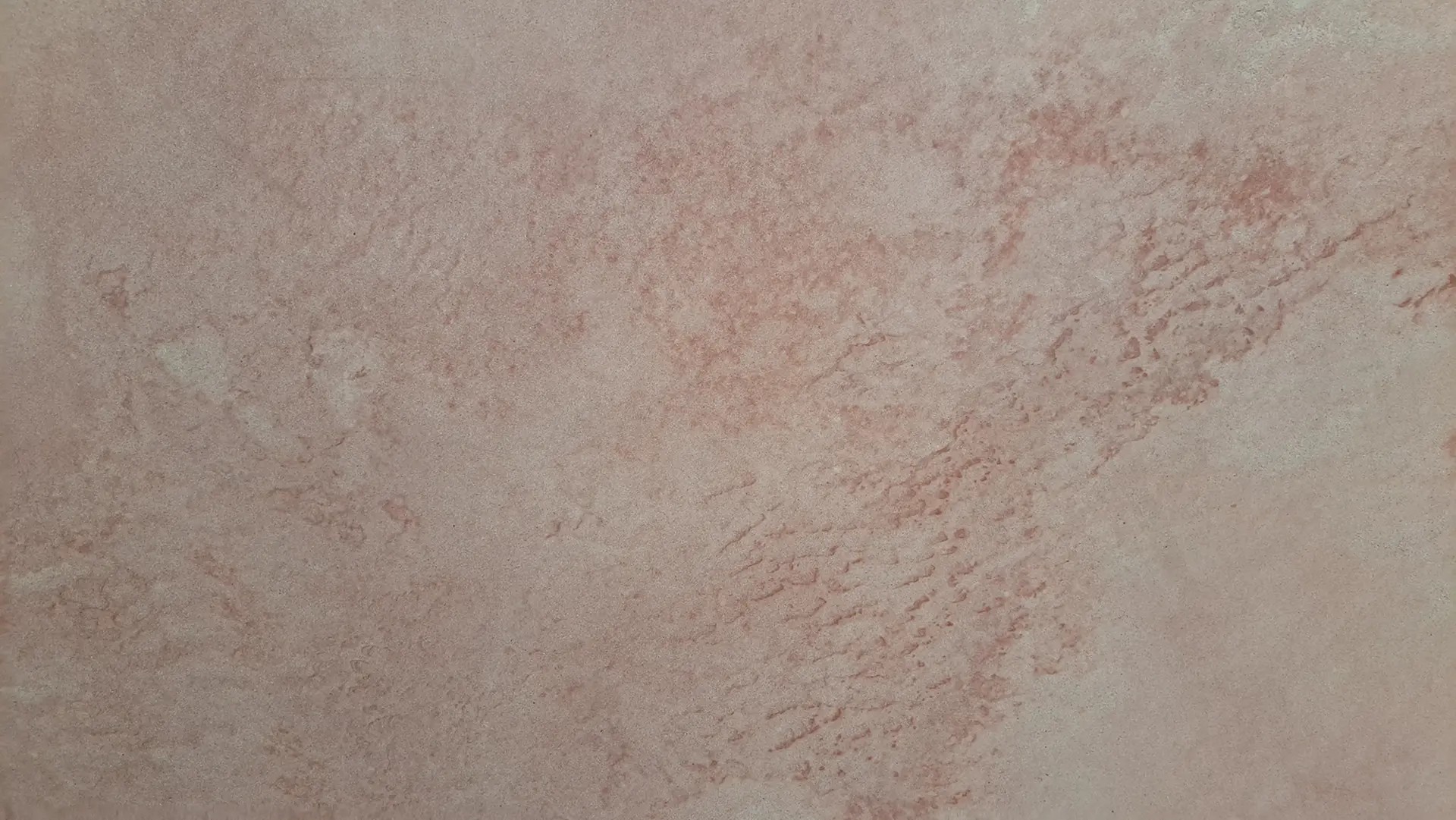 Épaisseur et finition de tranche du coloris Rosa Tea en Marbre