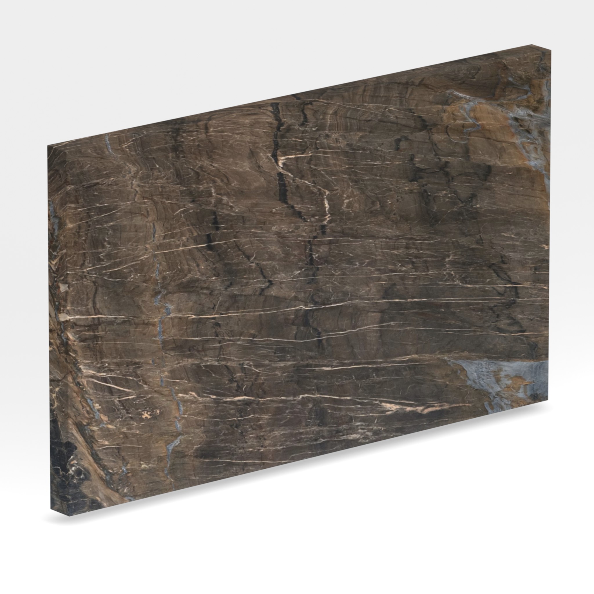 Rendu 3D de la tranche du coloris Nahoa en Quartzite Sensa