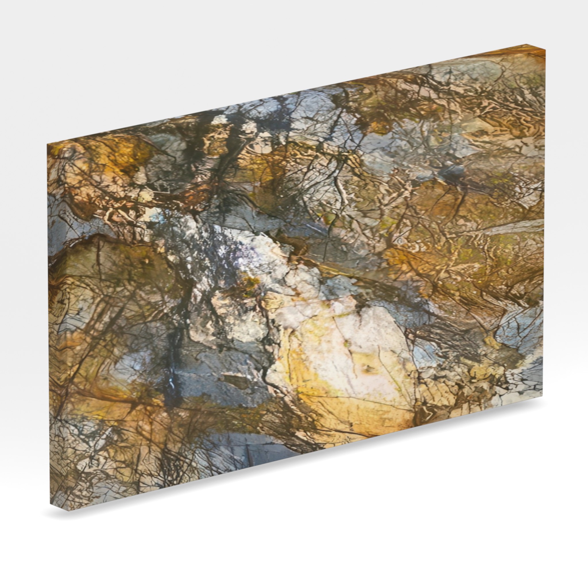 Rendu 3D de la tranche du coloris Myellow en Quartzite Texta