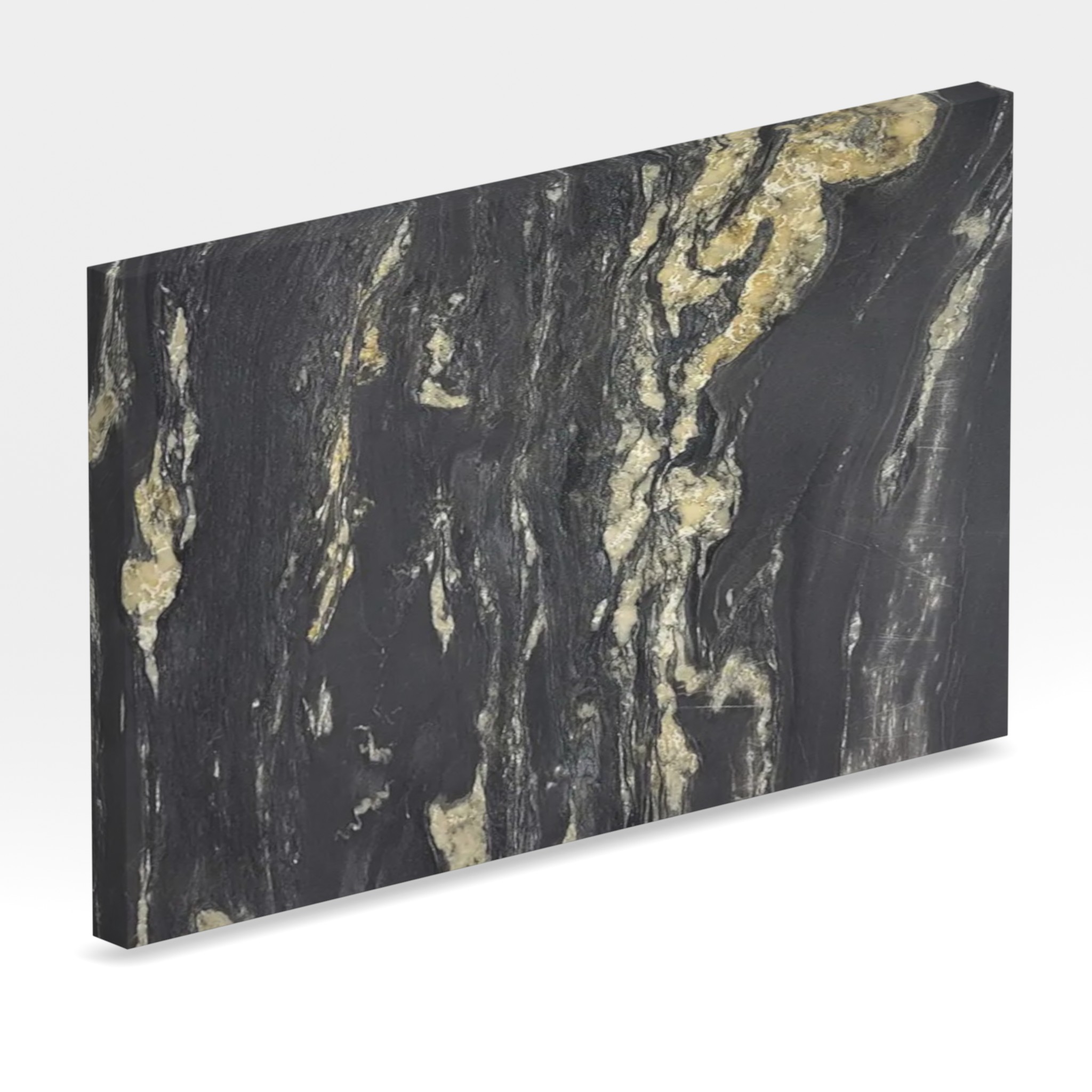Rendu 3D de la tranche du coloris Belvedere en Quartzite