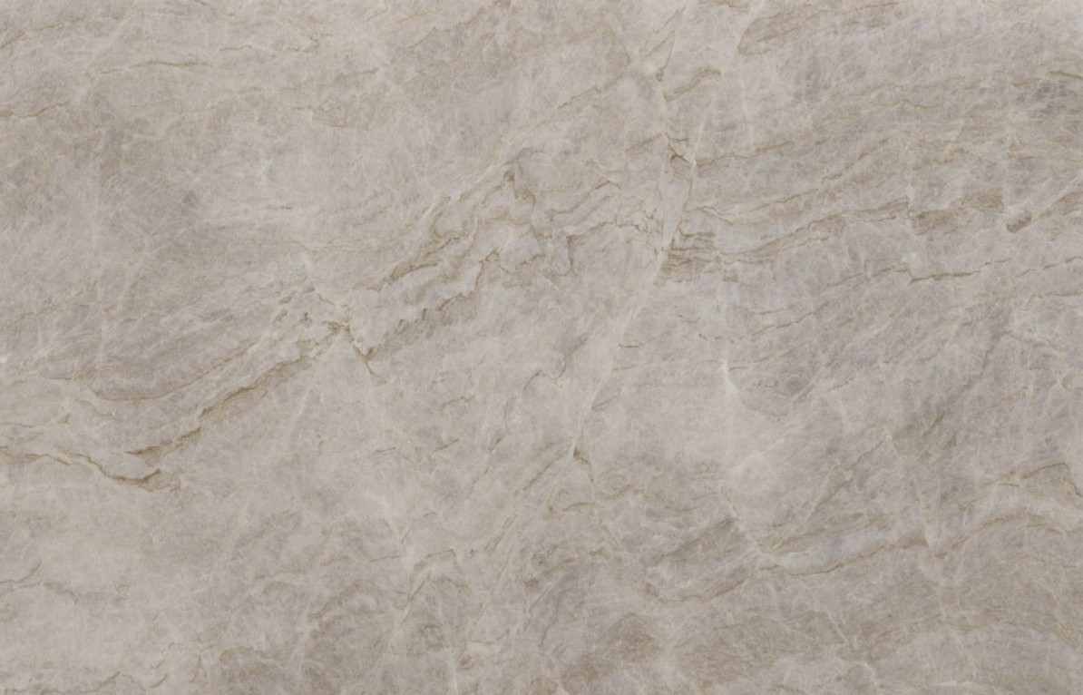 Épaisseur et finition de tranche du coloris Champagne en Quartzite