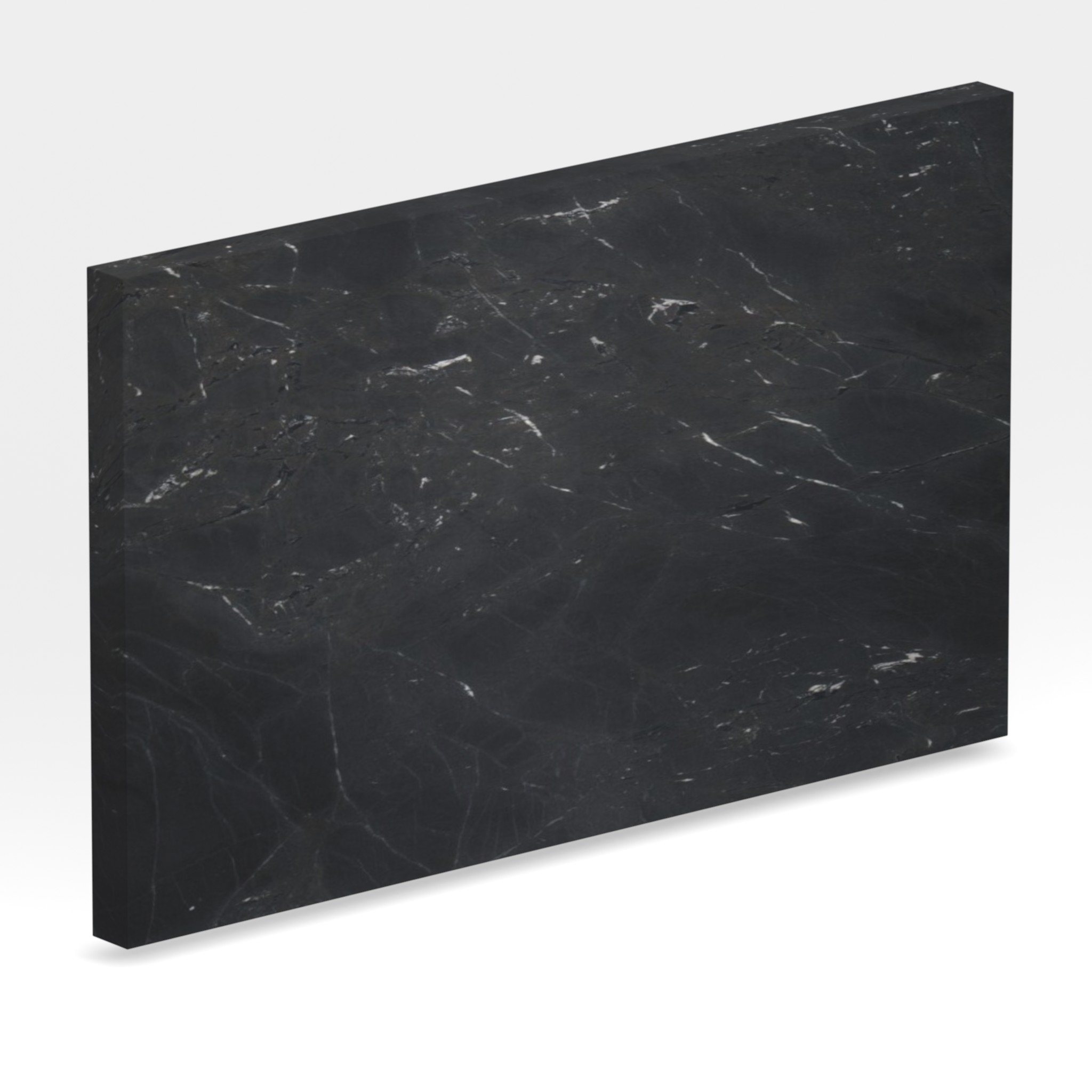 Rendu 3D de la tranche du coloris Infinity Dark en Quartzite