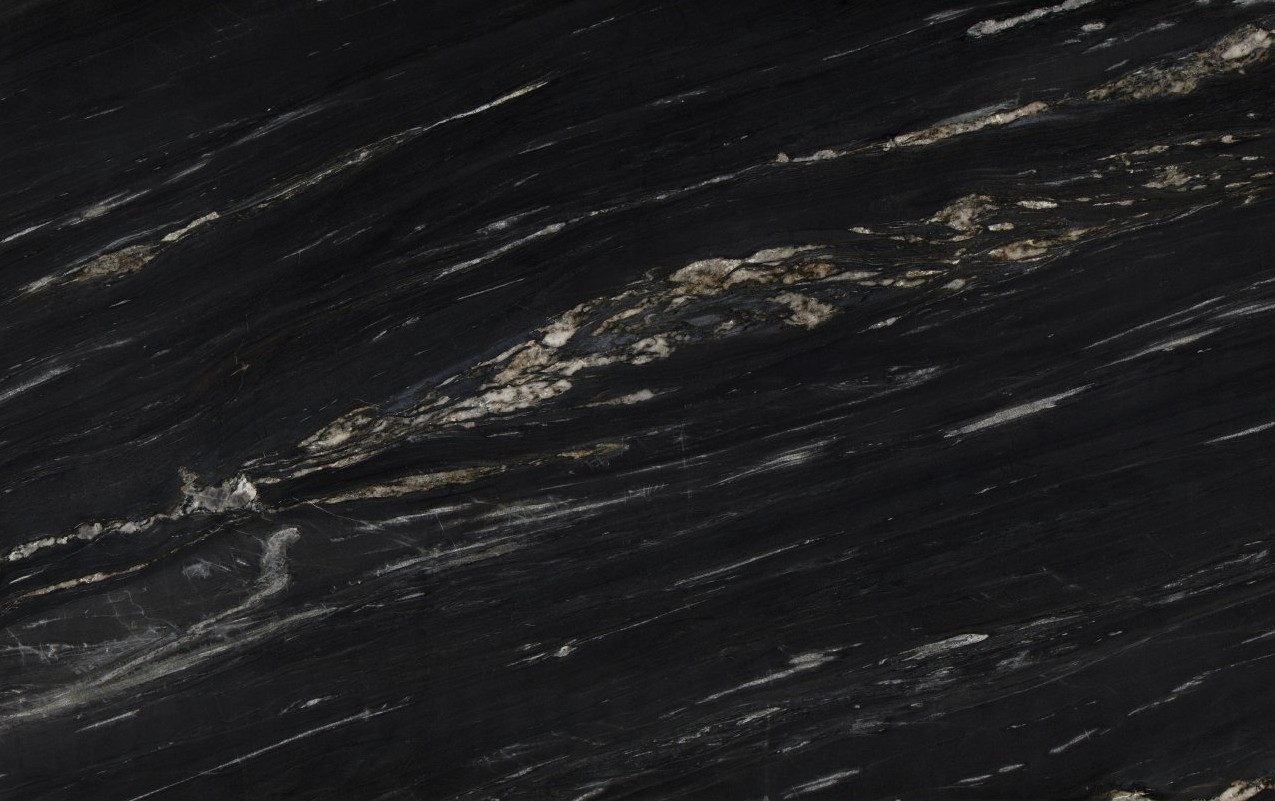 Épaisseur et finition de tranche du coloris Kuroca en Quartzite