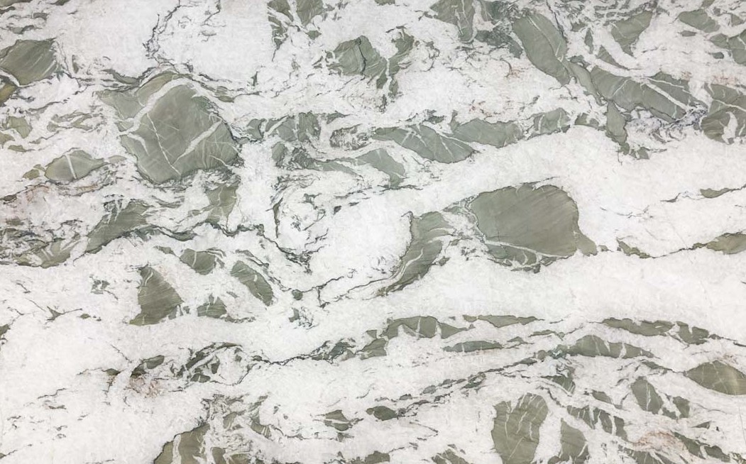 Épaisseur et finition de tranche du coloris Moon Ray en Quartzite