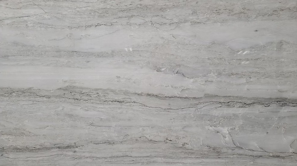 Épaisseur et finition de tranche du coloris Sea Pearl en Quartzite