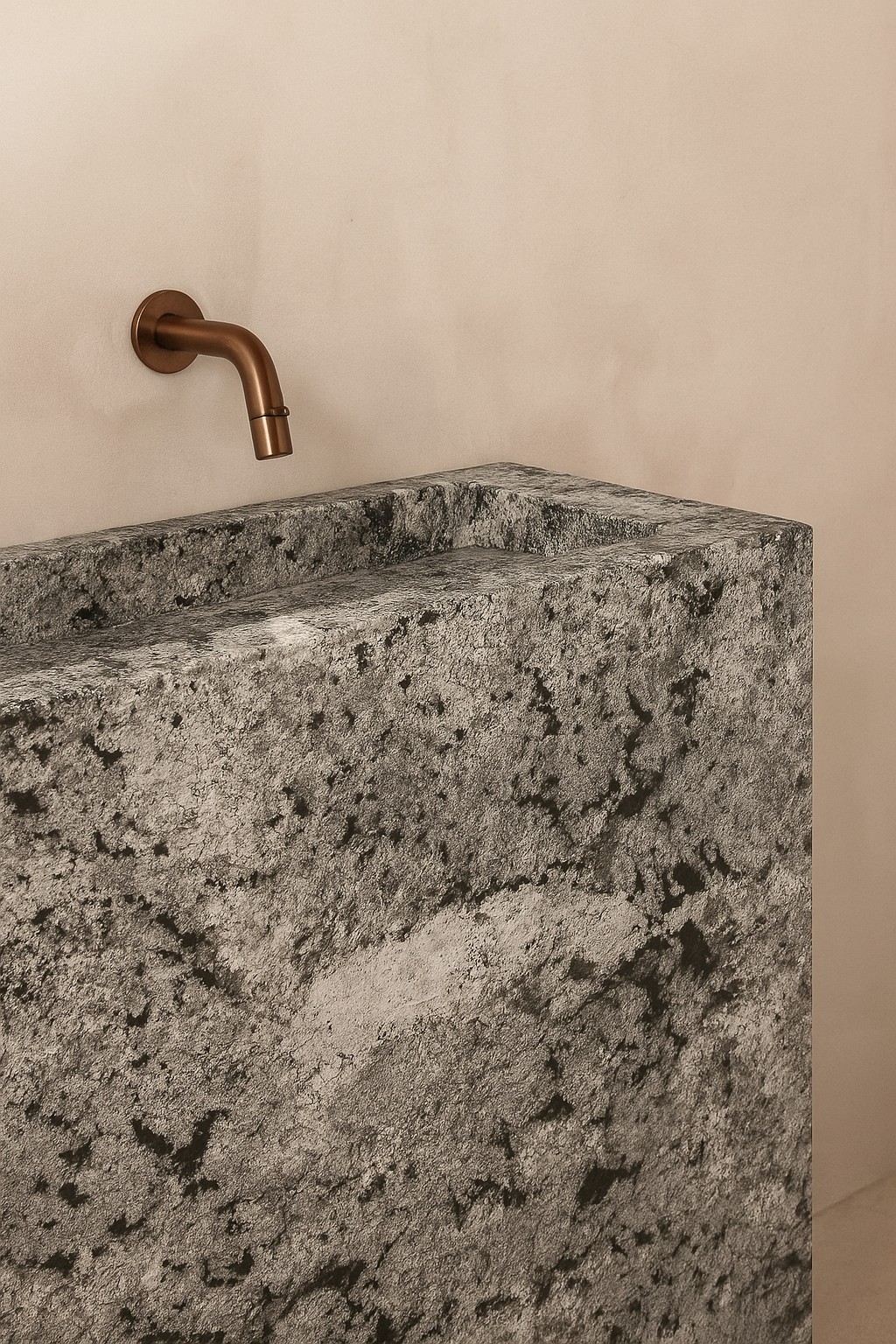 Réalisation n°2 du plan de travail Alpinus en Quartzite