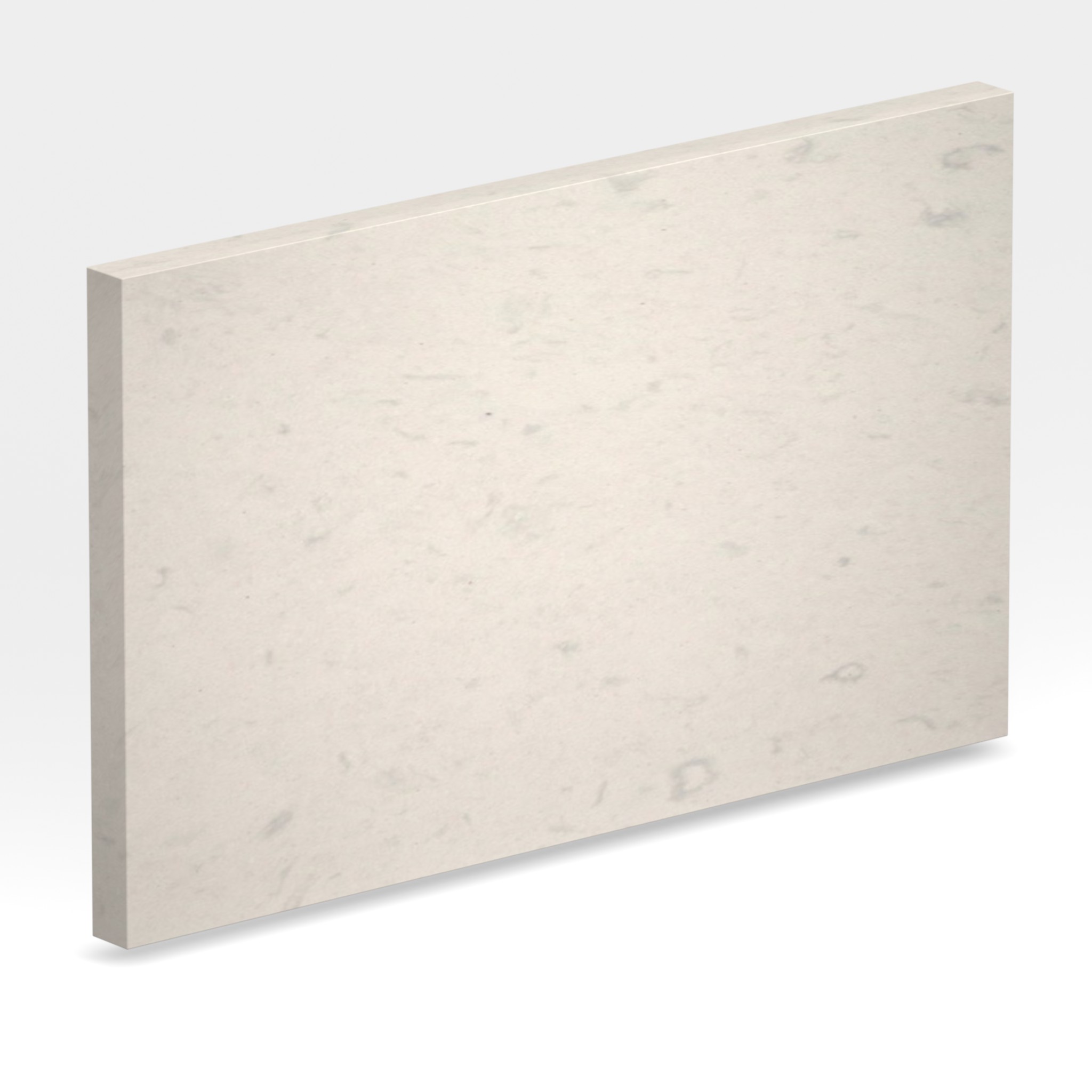 Rendu 3D de la tranche du coloris Celeste White en Pierre Minerale Mstone