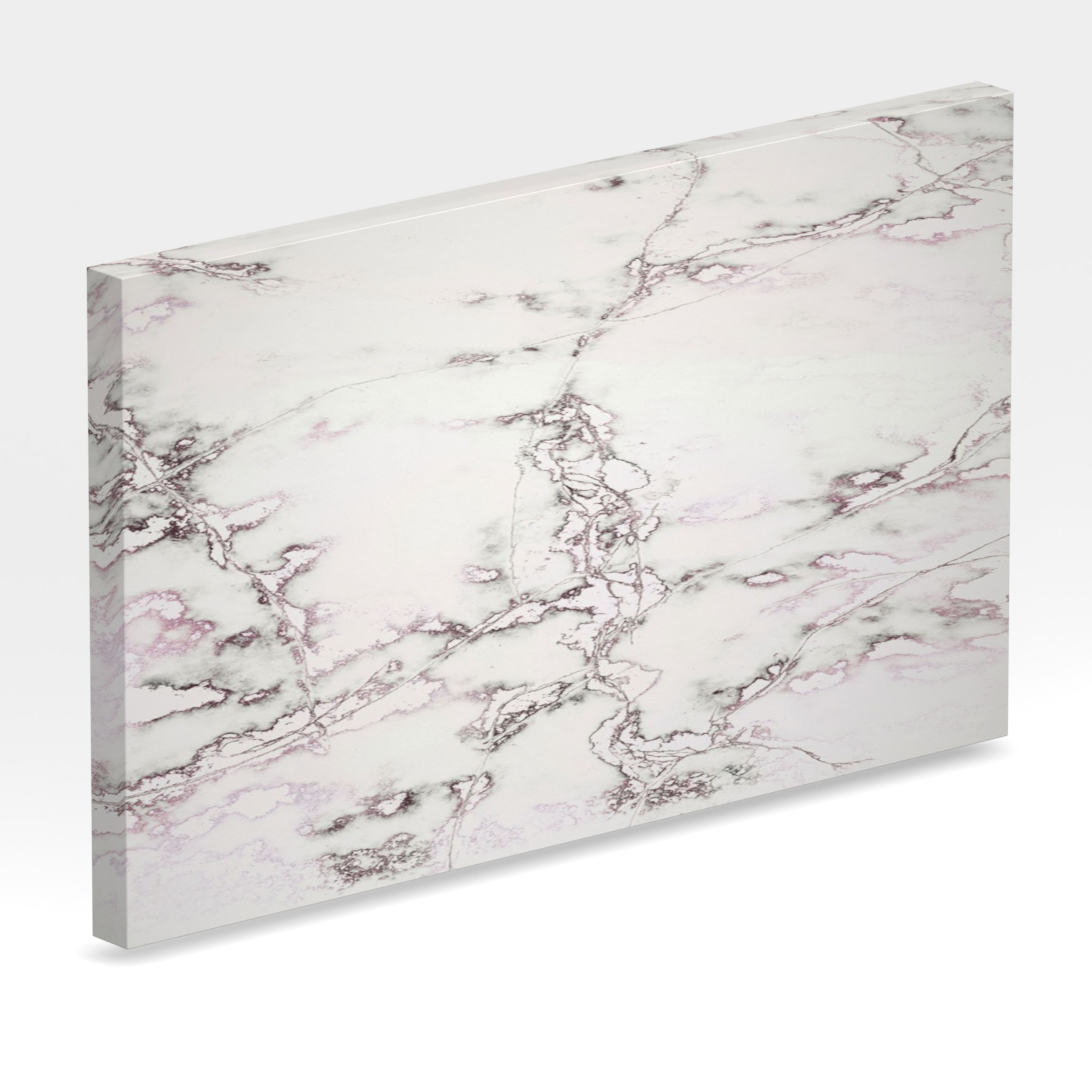 Rendu 3D de la tranche du coloris Ice Viola en Quartz Compac