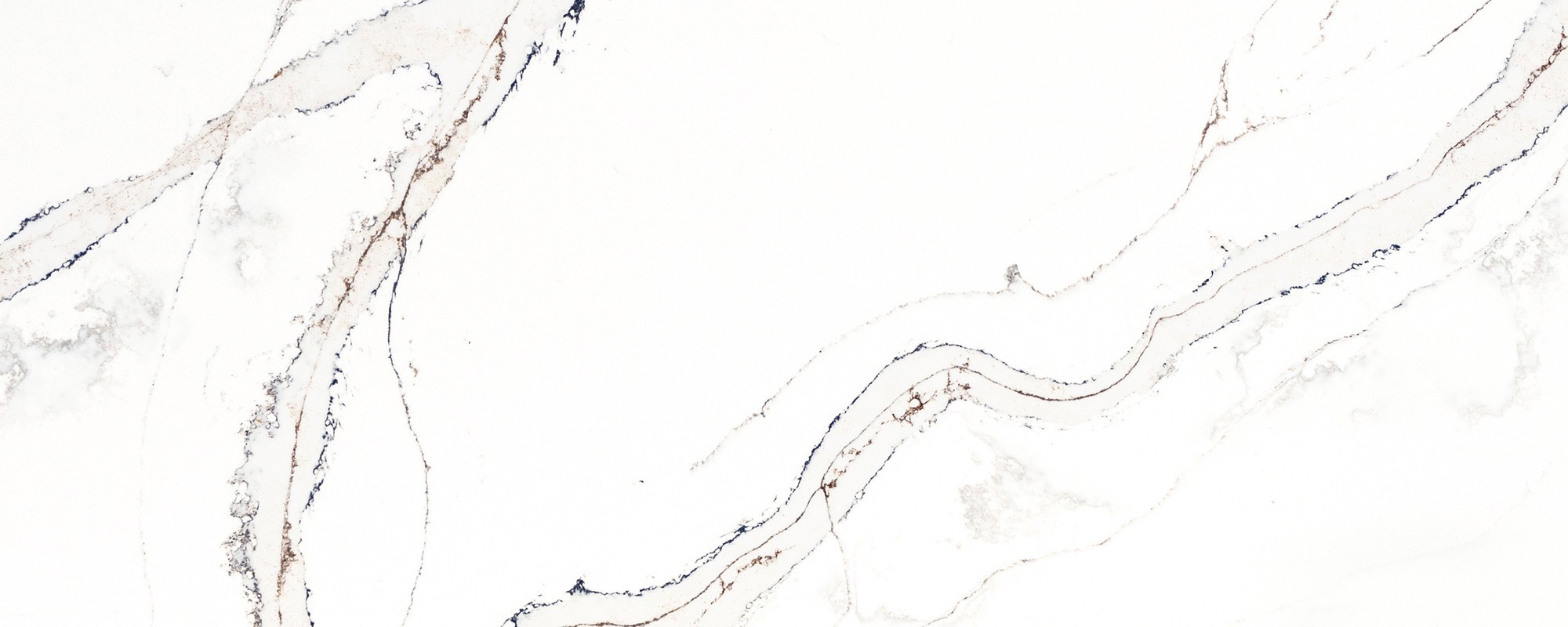 Épaisseur et finition de tranche du coloris Luxury Borghini en Quartz Compac