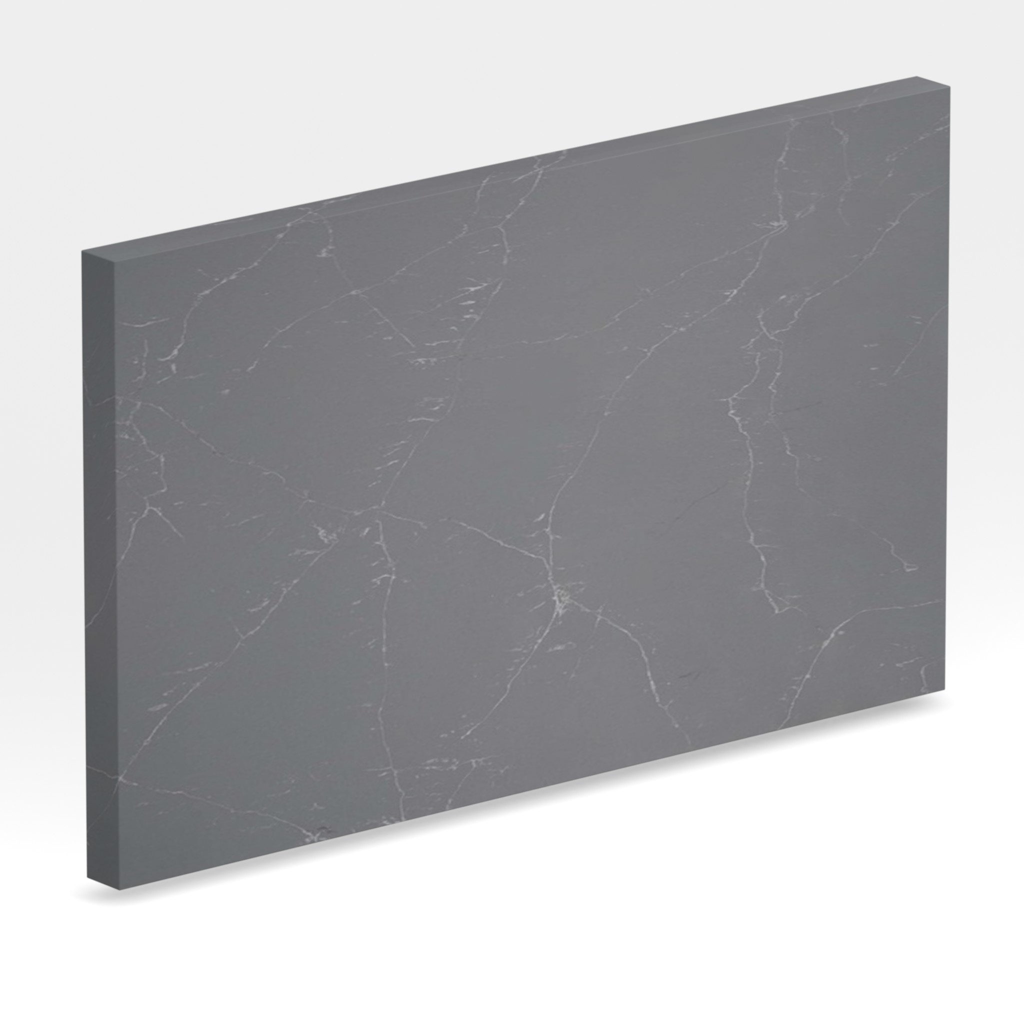 Rendu 3D de la tranche du coloris Unique Argento en Quartz Compac