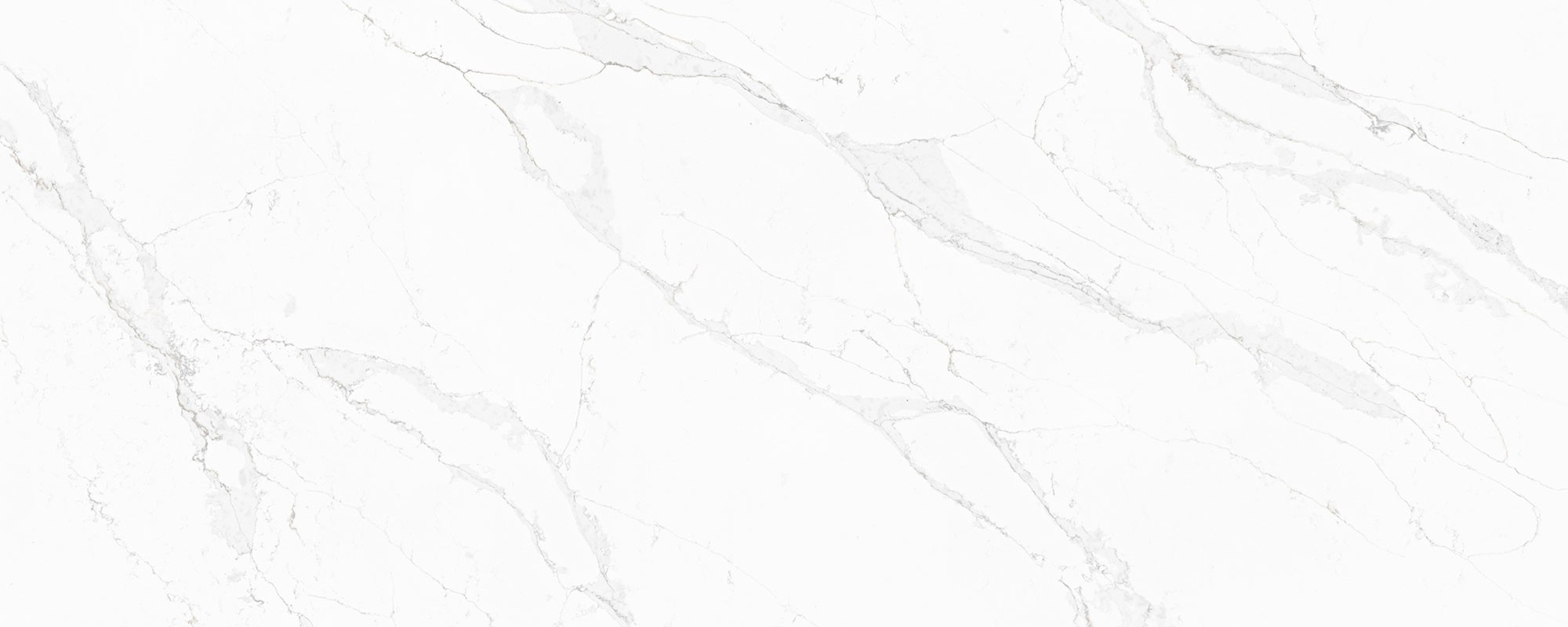 Épaisseur et finition de tranche du coloris Unique Calacatta en Quartz Compac