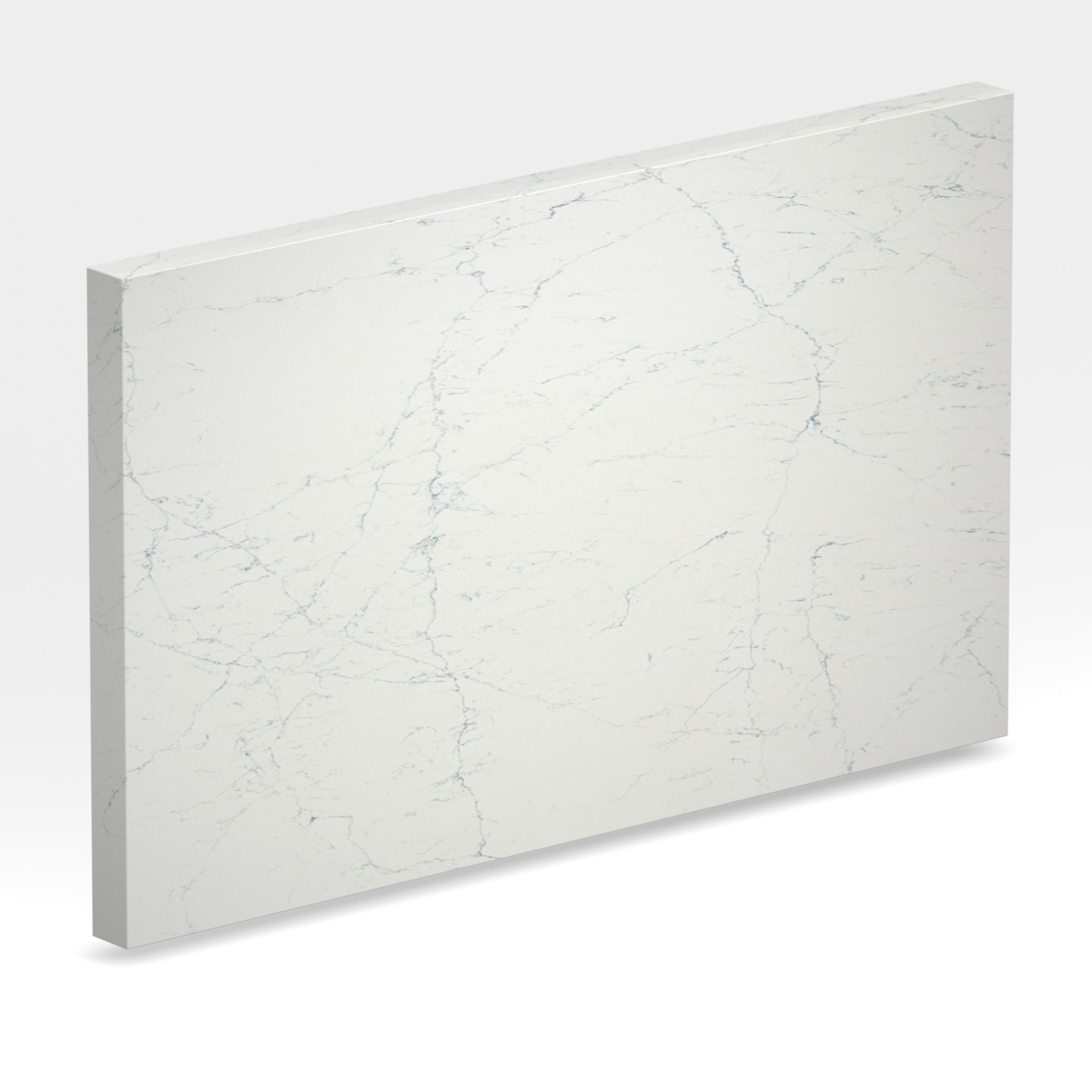 Rendu 3D de la tranche du coloris Unique Venatino en Quartz Compac