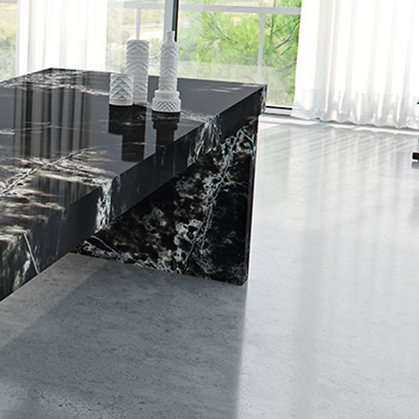 Réalisation n°3 du plan de travail Ice Black en Quartz Compac