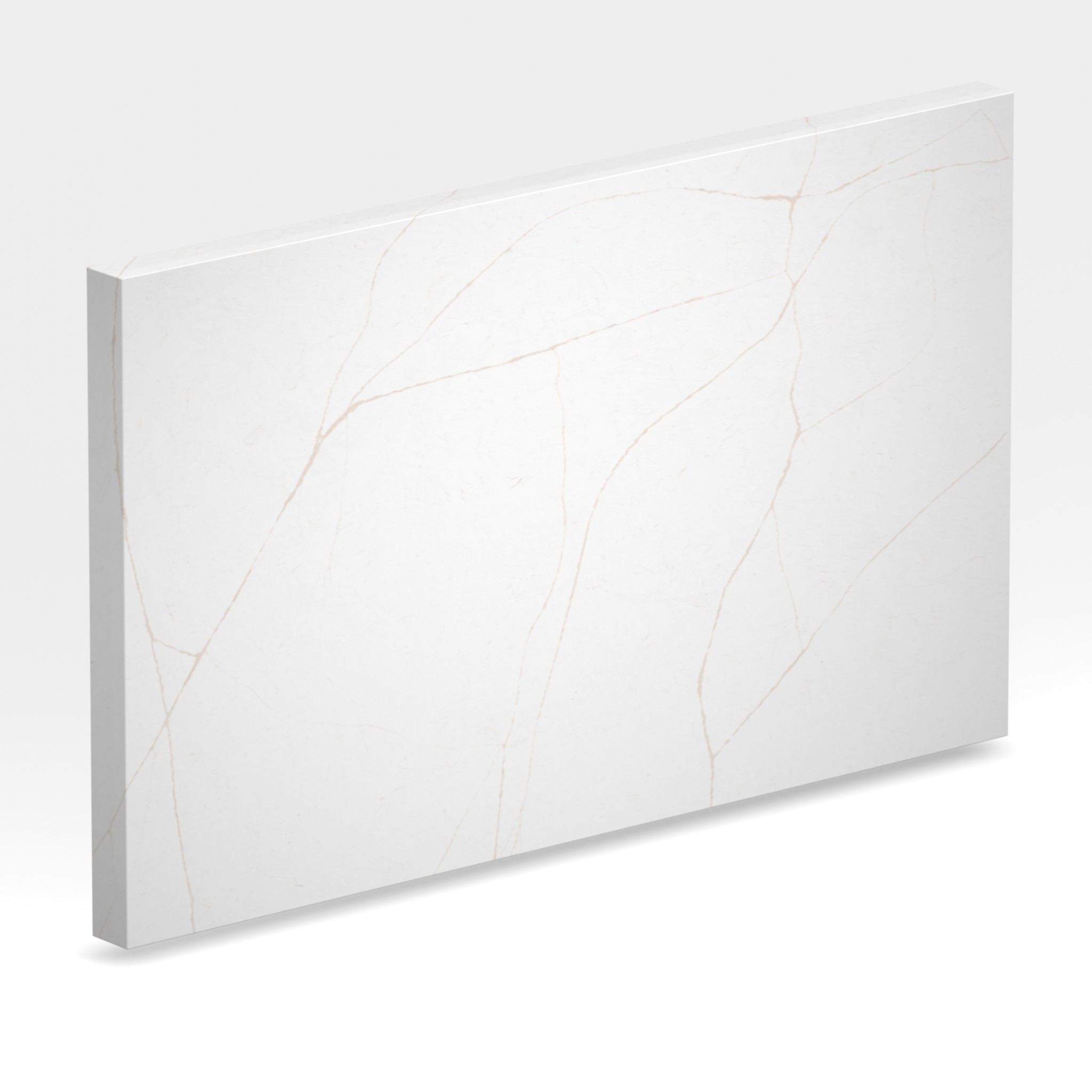 Rendu 3D de la tranche du coloris Attera Gold en Quartz Mstone