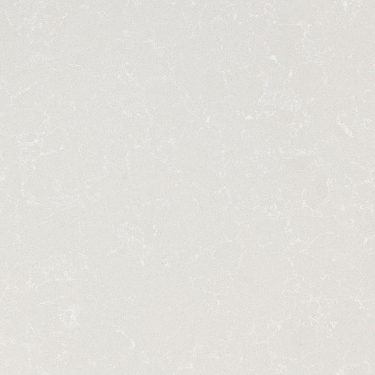 Épaisseur et finition de tranche du coloris Bianco Artico en Quartz Mstone