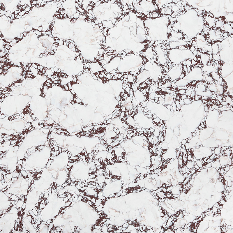 Épaisseur et finition de tranche du coloris Calacatta Viola en Quartz Mstone