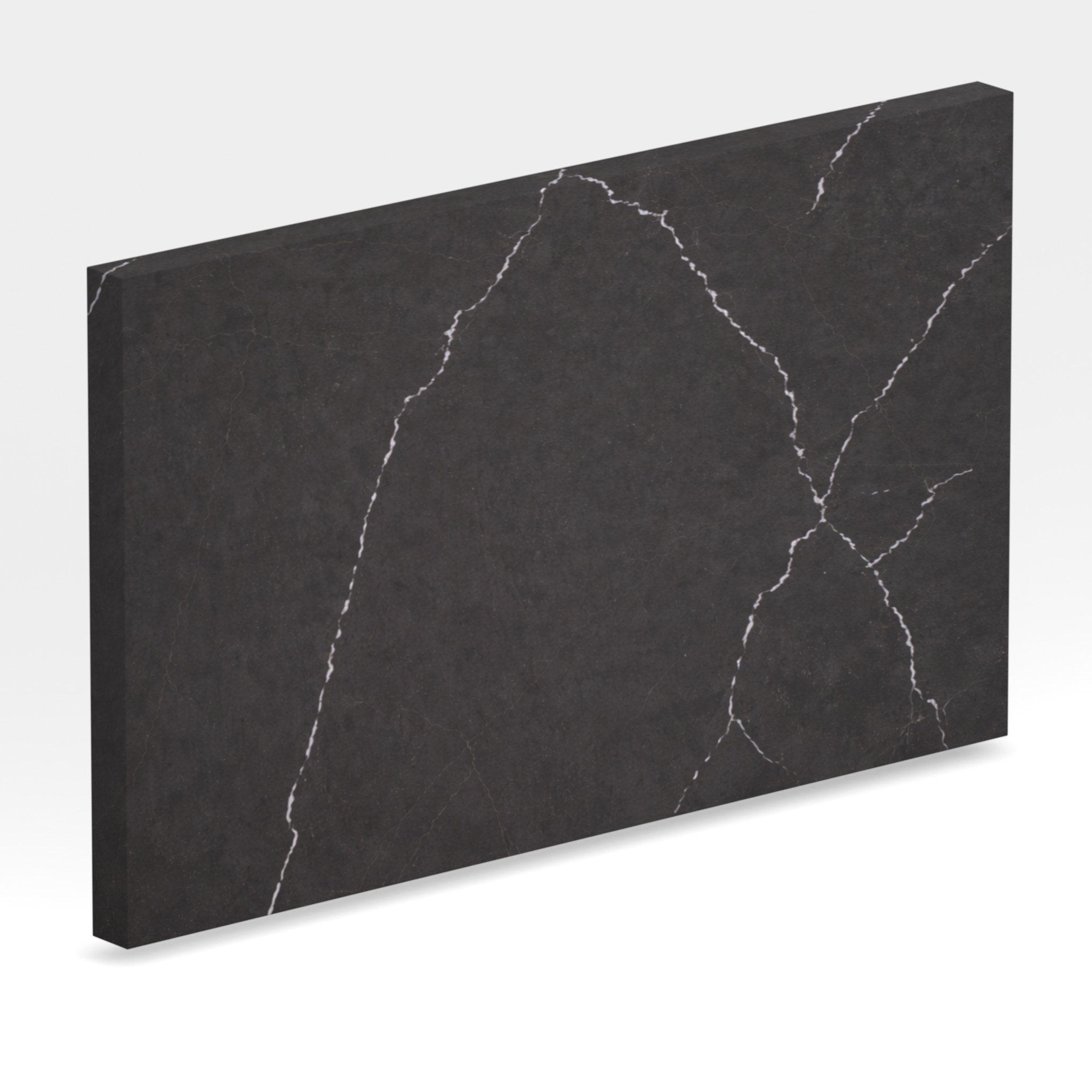 Rendu 3D de la tranche du coloris Fiorella en Quartz Mstone
