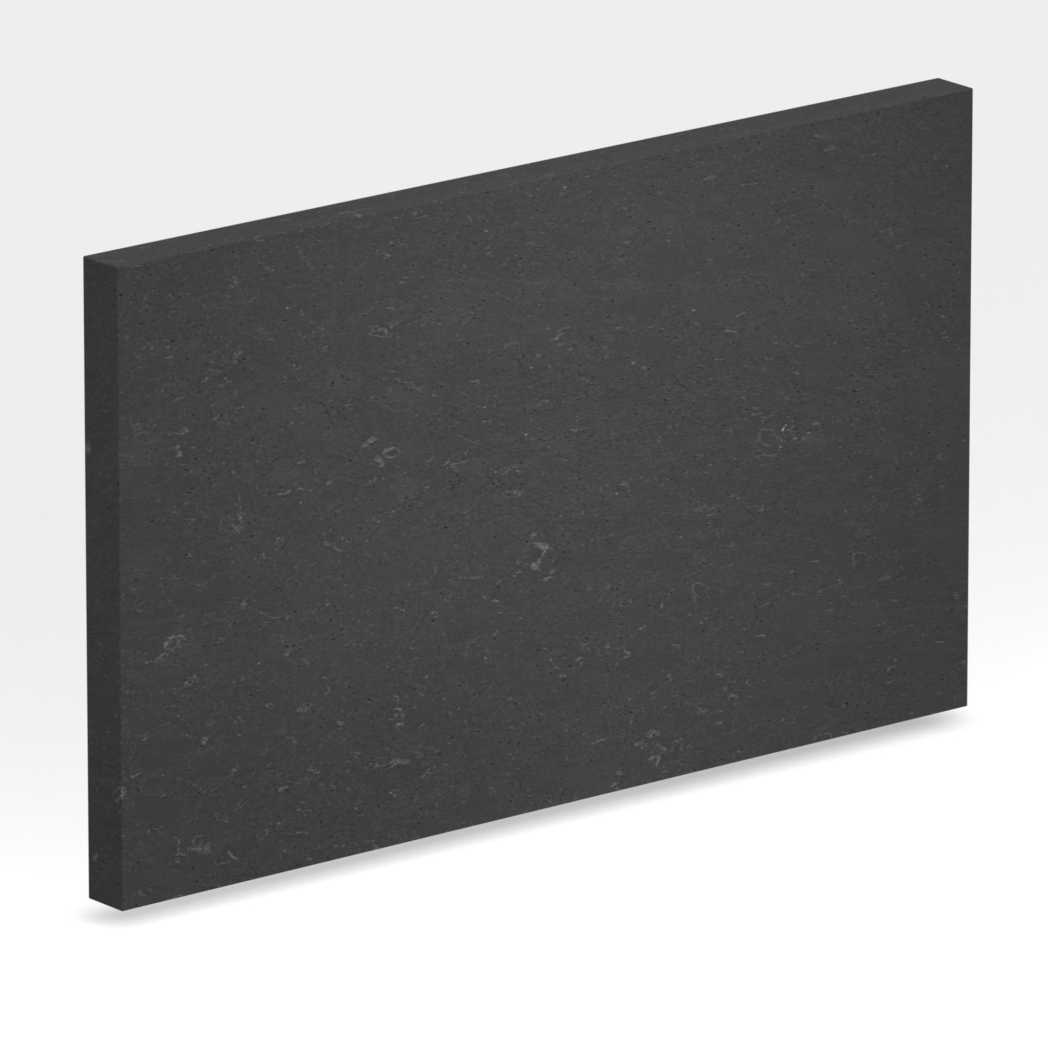 Rendu 3D de la tranche du coloris Cinder Craze en Quartz Silestone