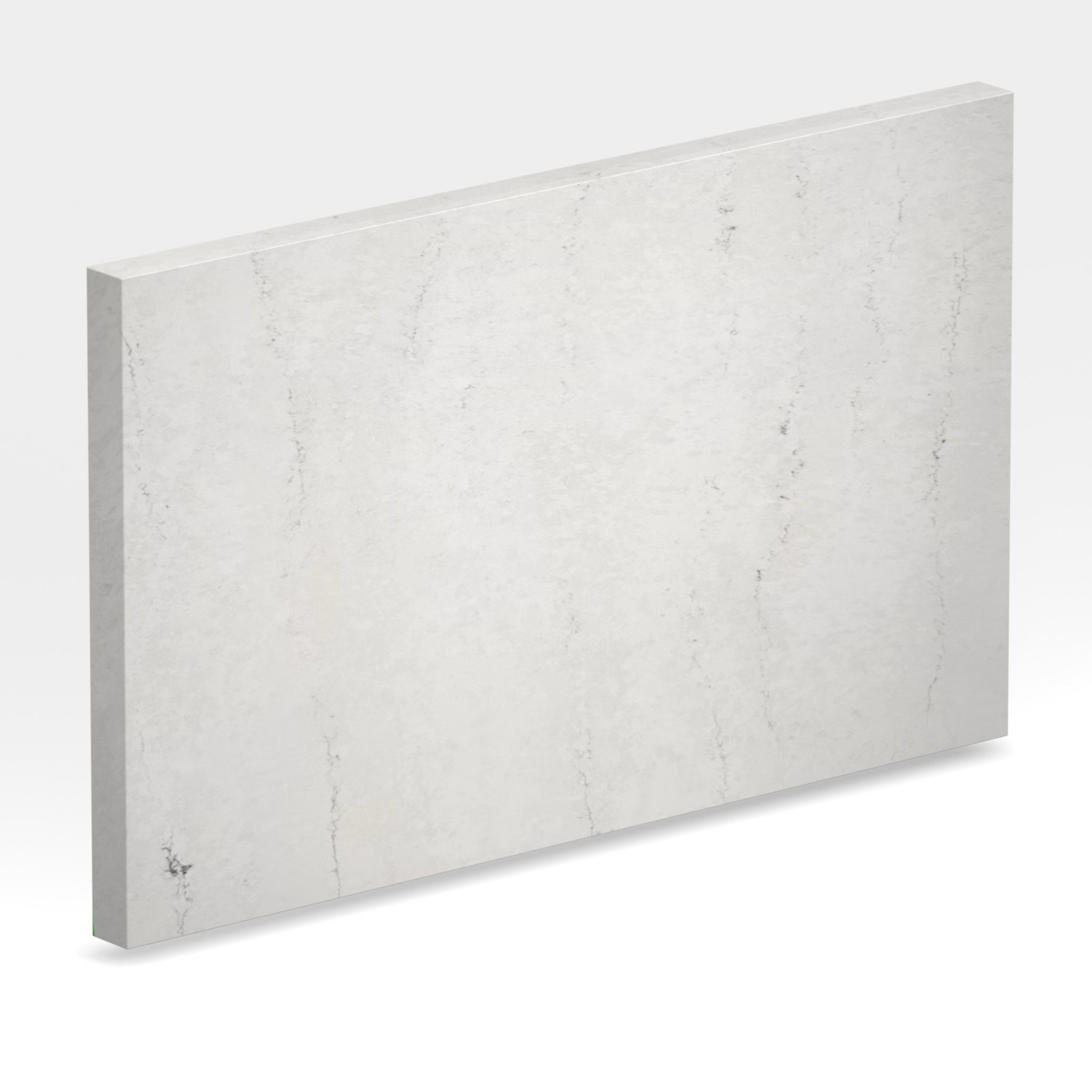 Rendu 3D de la tranche du coloris RAW A en Quartz Silestone