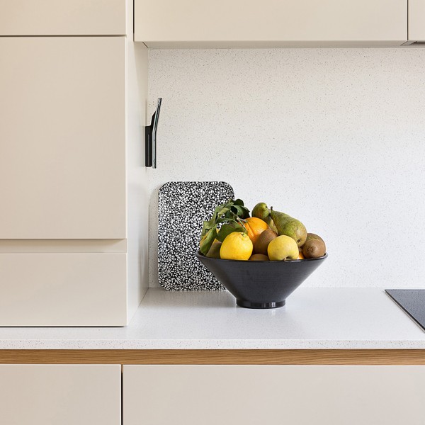 Réalisation n°4 du plan de travail Blanco Maple 14 en Quartz Silestone
