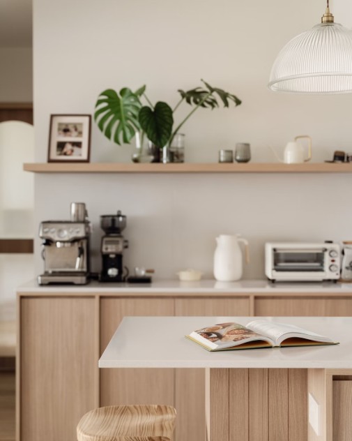 Réalisation n°4 du plan de travail Blanco Norte 14 en Quartz Silestone