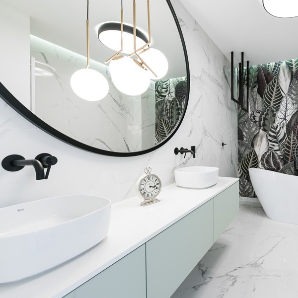 Réalisation n°8 du plan de travail Blanco Zeus en Quartz Silestone