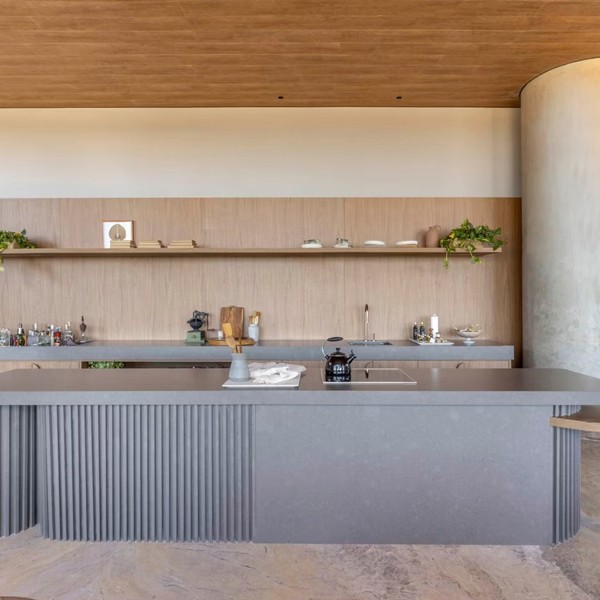 Réalisation n°4 du plan de travail Brass Relish en Quartz Silestone