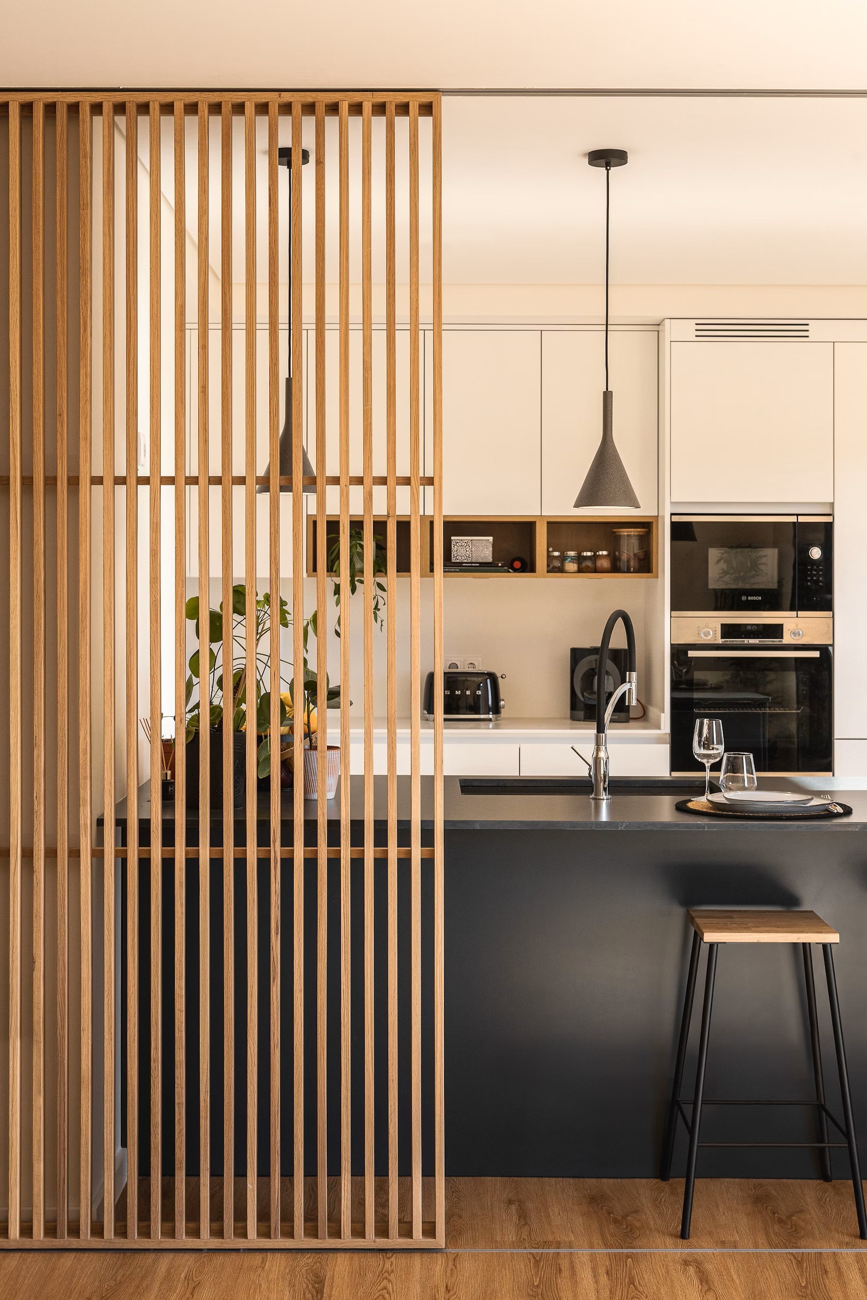 Réalisation n°7 du plan de travail Charcoal Soapstone en Quartz Silestone