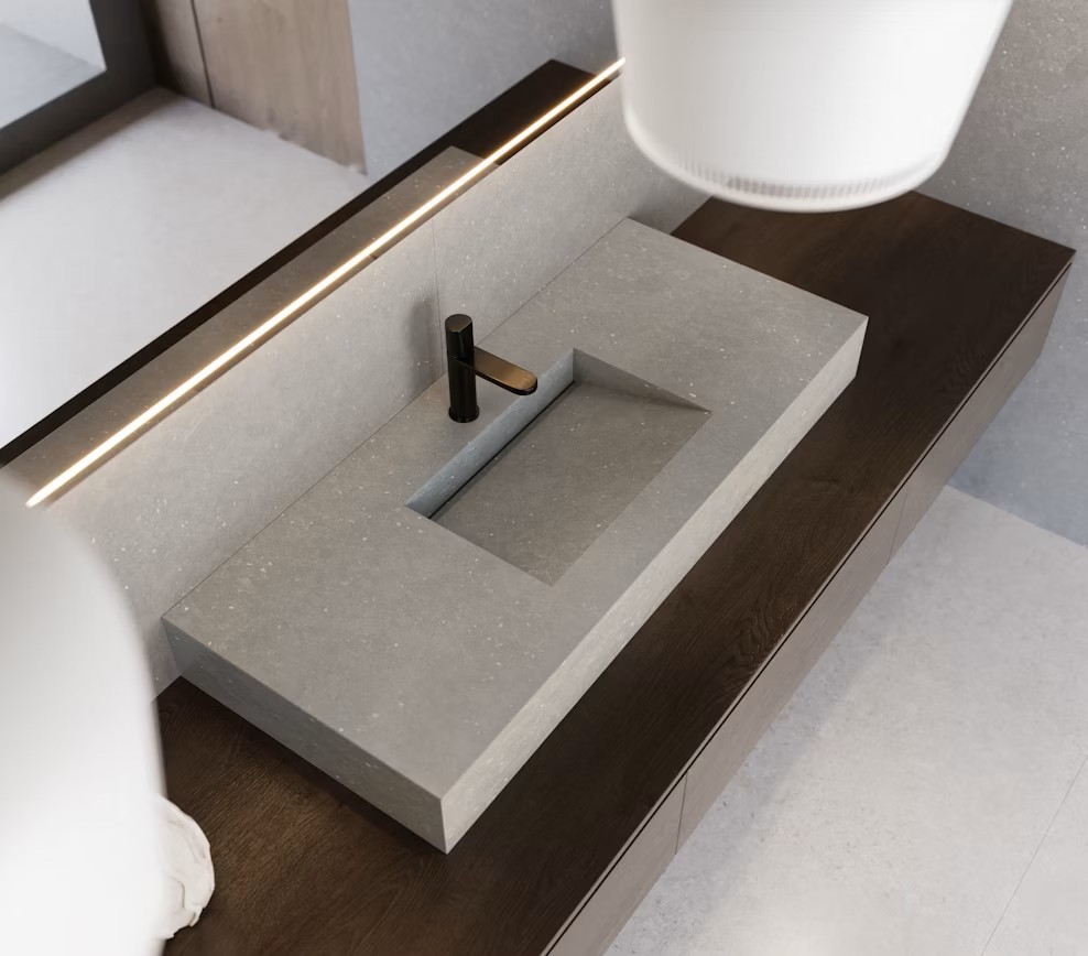 Réalisation n°2 du plan de travail FFROM 01 en Quartz Silestone