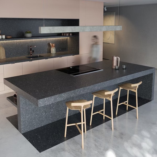 Réalisation n°1 du plan de travail FFROM 03 en Quartz Silestone